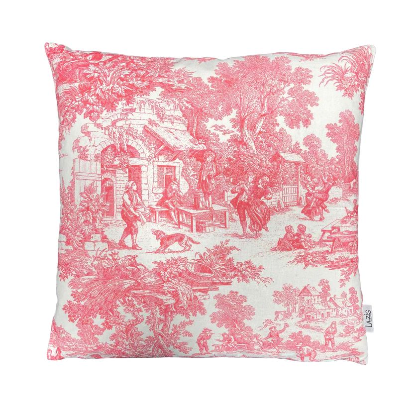 Kissenhülle Colmar 50x50 cm - Toile de Jouy Kissenhülle Colmar 50x50 cm - Toile de Jouy