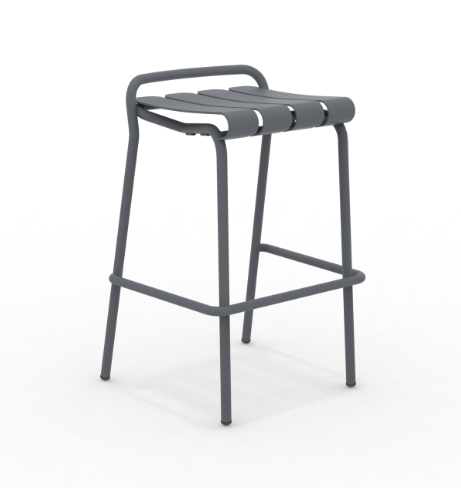 Verdea Outdoor Barhocker stapelbar dunkelgrau Verdea Outdoor Barhocker stapelbar dunkelgrau