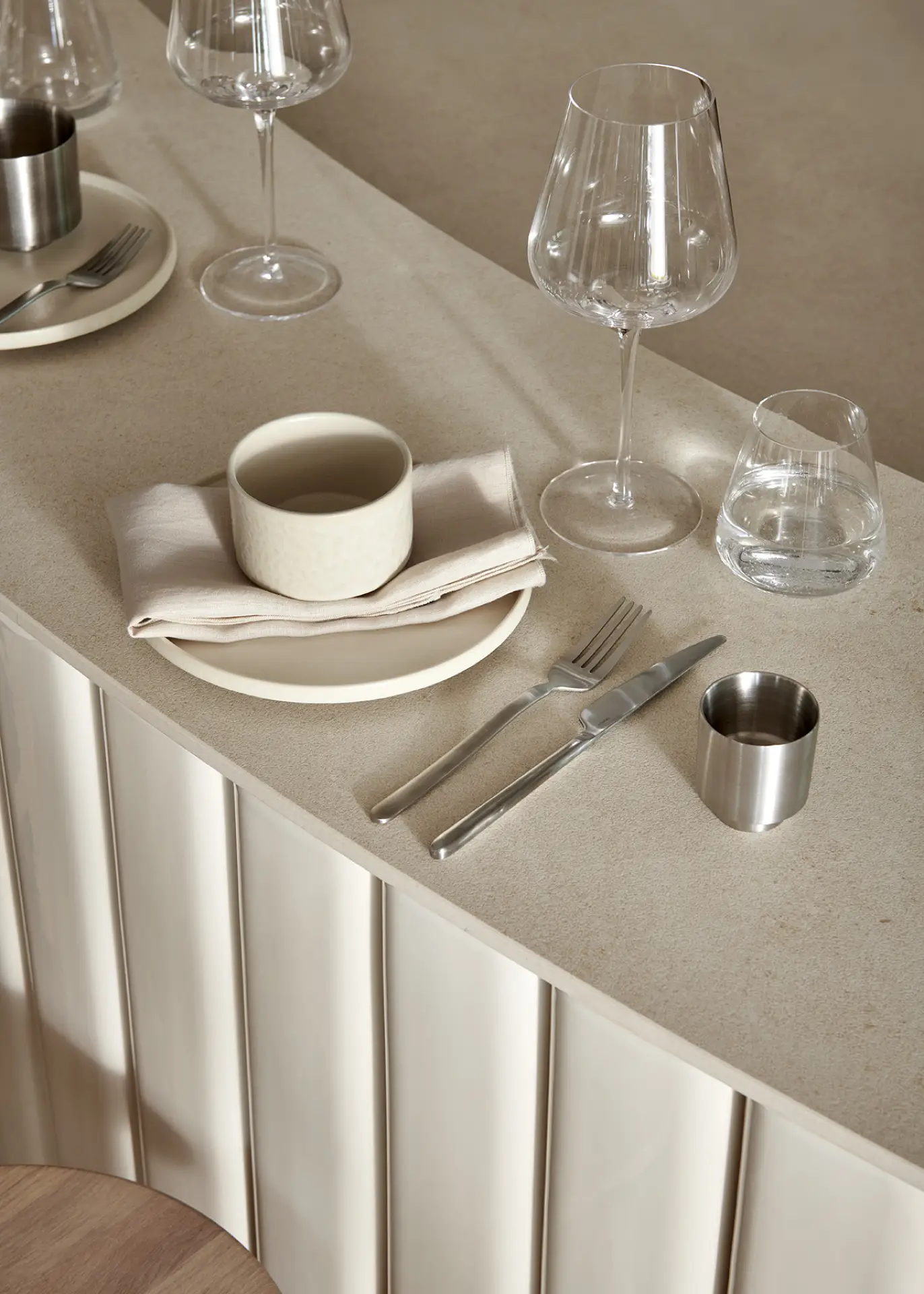 MAKOTO STEEL Edelstahl Kaffeetassen 2er Set
