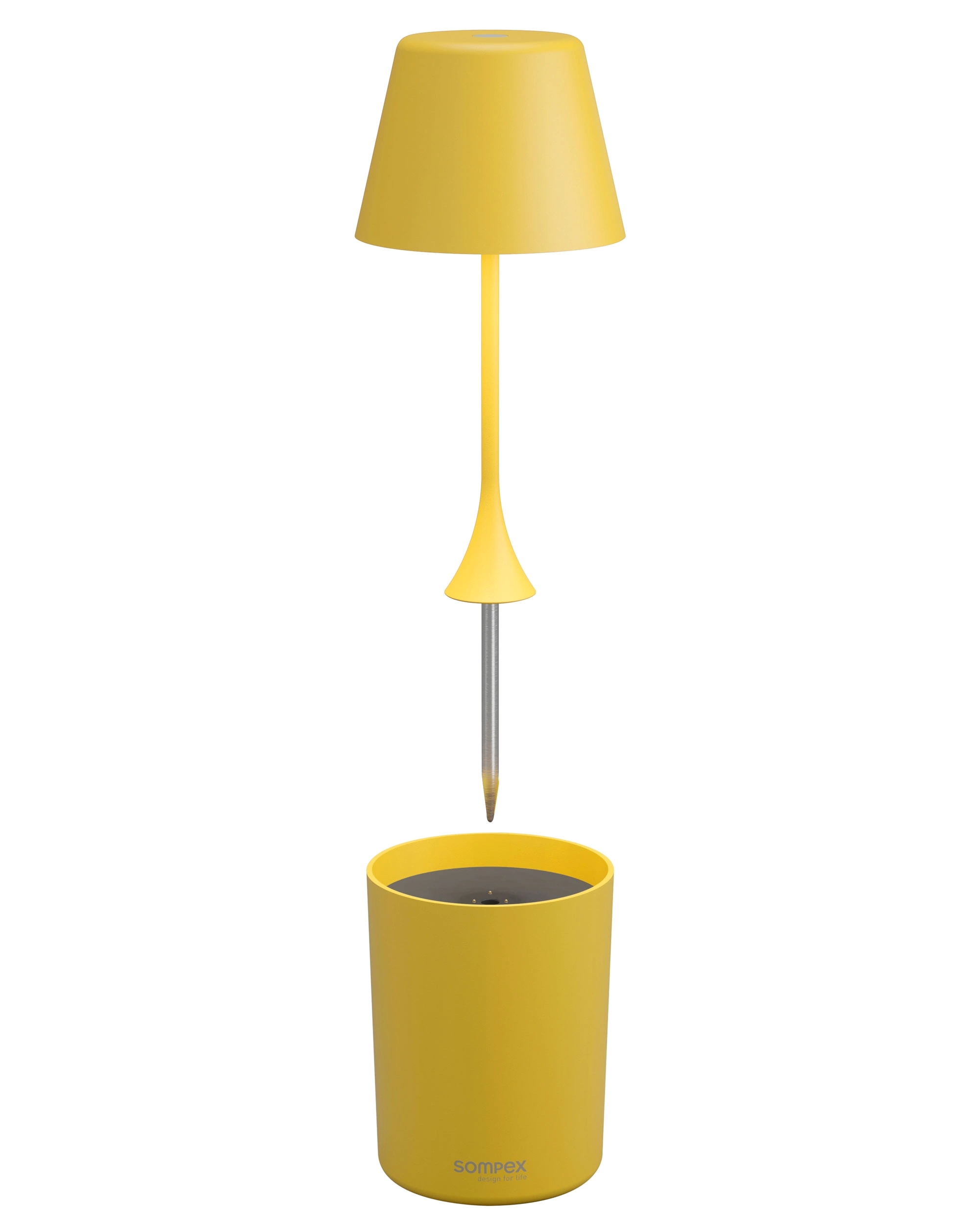 PEEKY Akku-Tischleute - Plant-Growing-Light gelb
