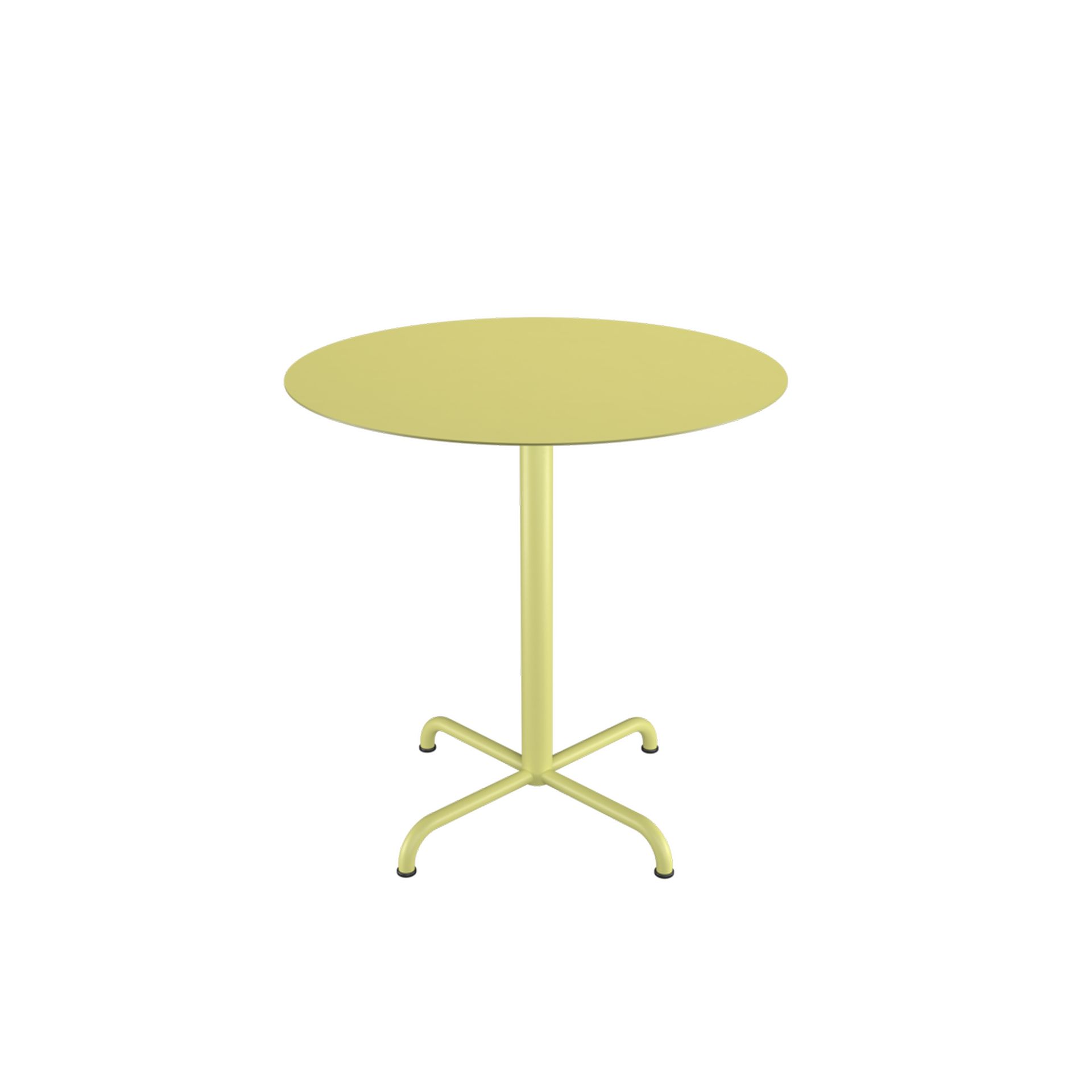 Pico Cafe-Tisch Outdoor Quadratisch Zitronengelb Rund Ø 74 cm Pico Cafe-Tisch Outdoor Quadratisch Zitronengelb Rund Ø 74 cm