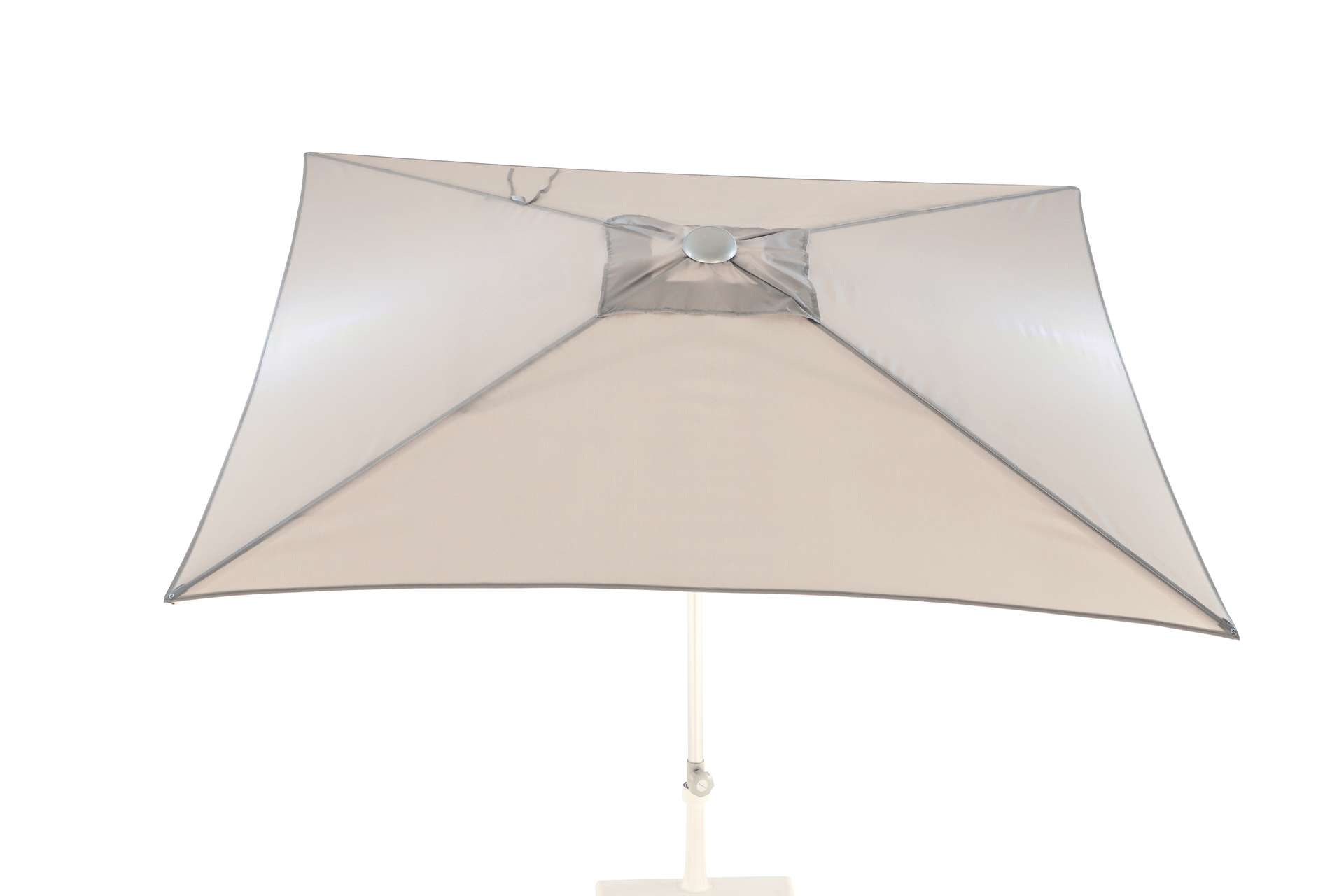 Outdoor Sonnenschirm Elba eckig hellgrau 200 x200