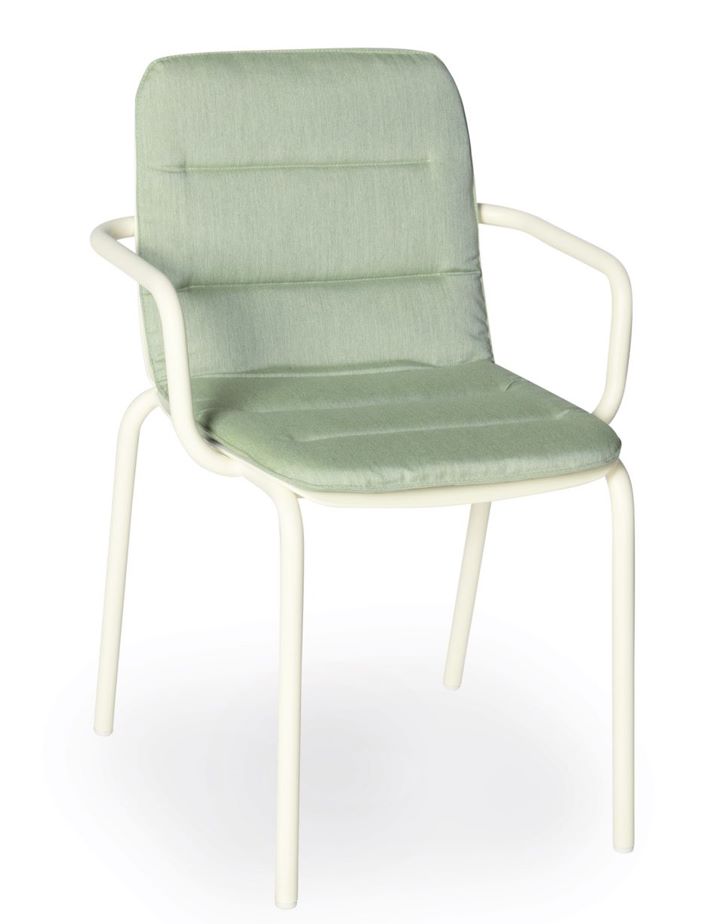 Sitz-und Rückenpolster für Vapio Stuhl/Sessel Menta Sitz-und Rückenpolster für Vapio Stuhl/Sessel Menta