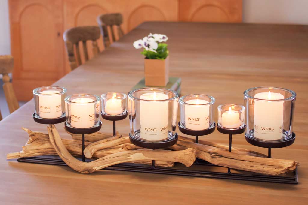 Leuchter Lincoln natural Länge 45 cm Leuchter Lincoln natural Länge 45 cm