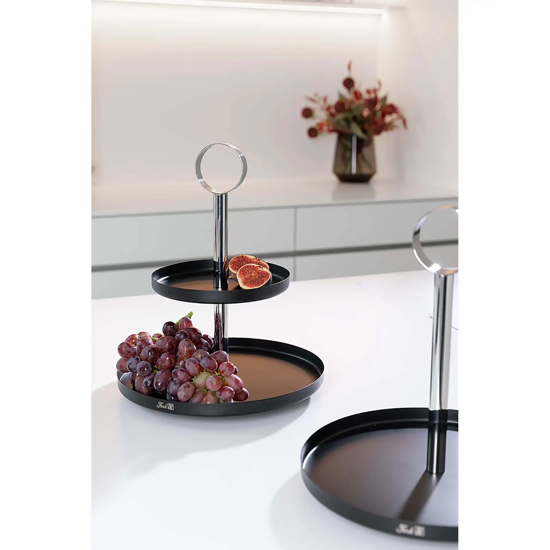 155142_6_Bilbao_etagere_2er.webp BILBAO Edelstahl Etagere Schwarz 1er