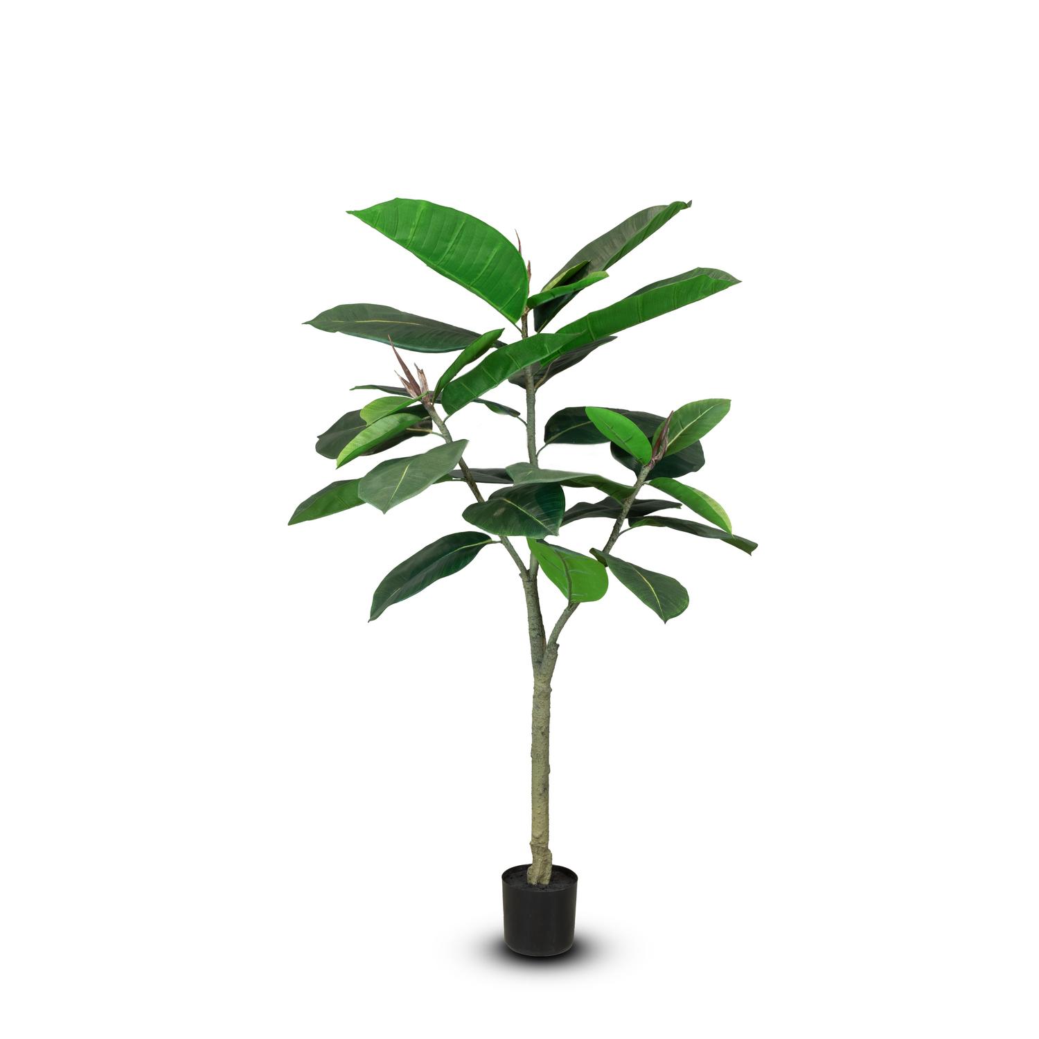 Ficus Elastica - künstlicher Gummibaum 120 cm Ficus Elastica - künstlicher Gummibaum 120 cm