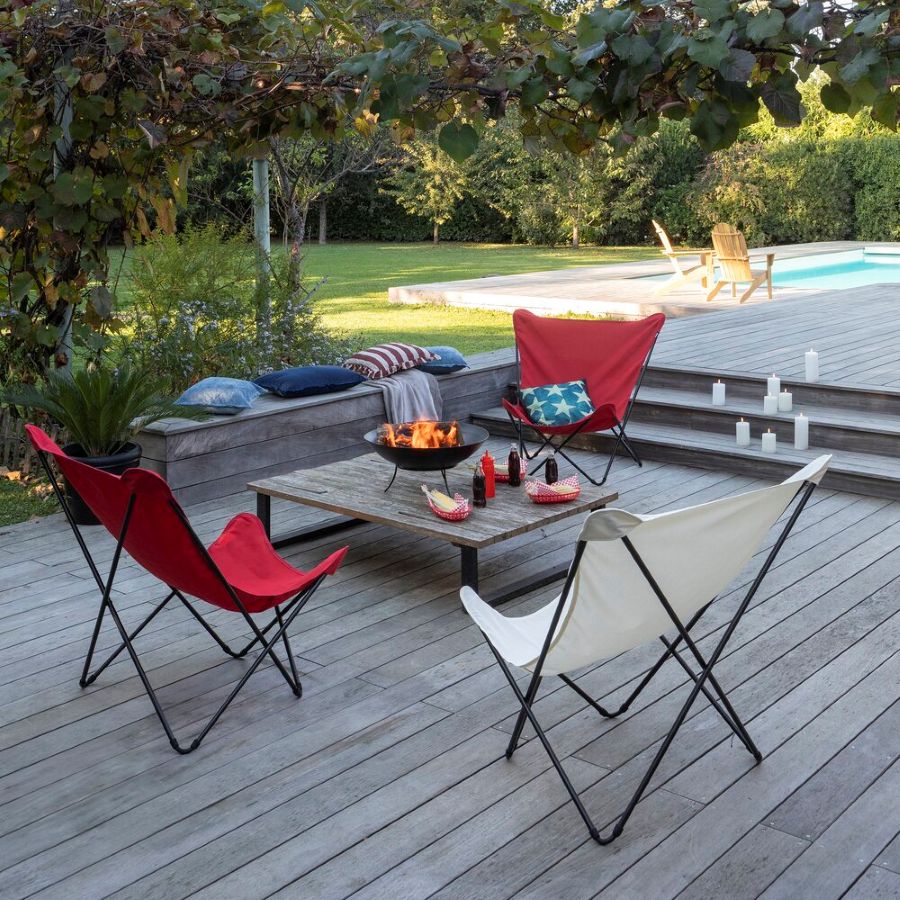 Pop Up XL Design Outdoor Sessel Garance (Rot) Pop Up XL Design Outdoor Sessel Garance (Rot)