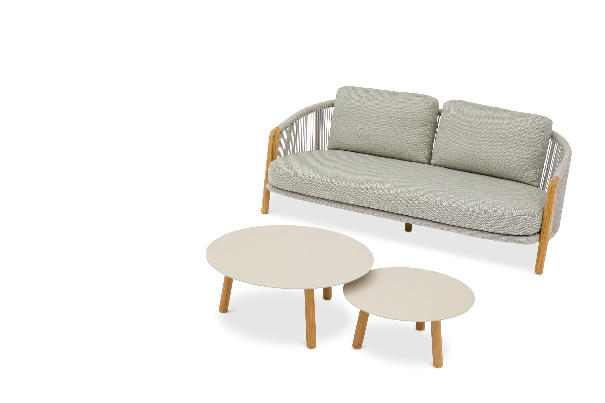 Haven niedriger Outdoor Coffee Tisch Mokka H 28 cm Ø 60 cm Haven niedriger Outdoor Coffee Tisch Mokka H 28 cm Ø 60 cm