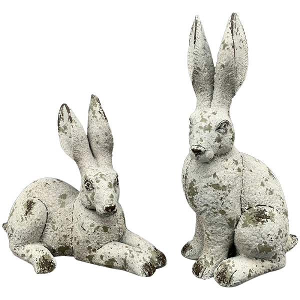 Osterhase Valo aus Polyresin - dekorative Osterfigur & charmante Frühlingsdekoration