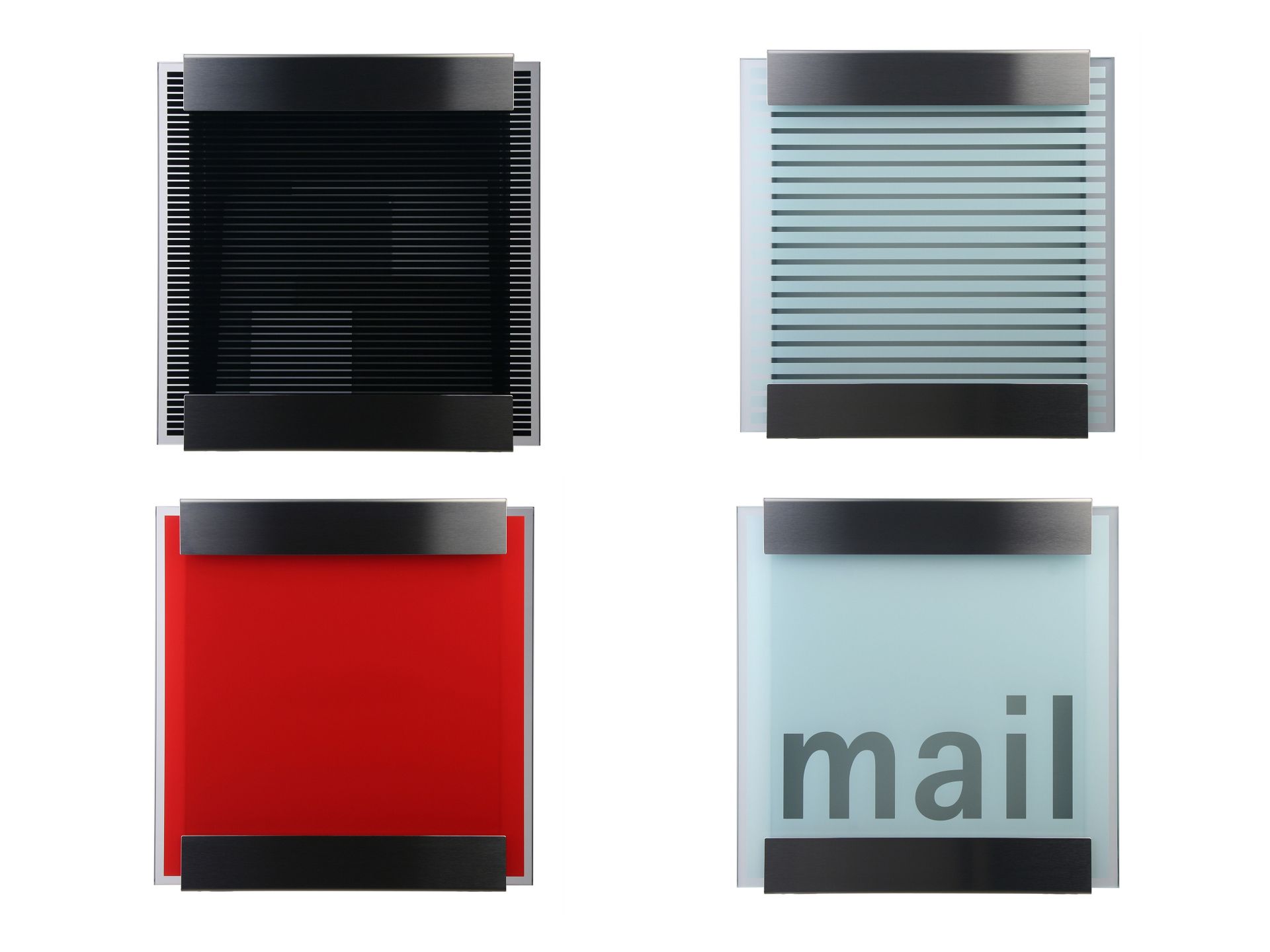 Glasnost Briefkästen Glas bedruckt Glasnost Briefkästen Glas bedruckt