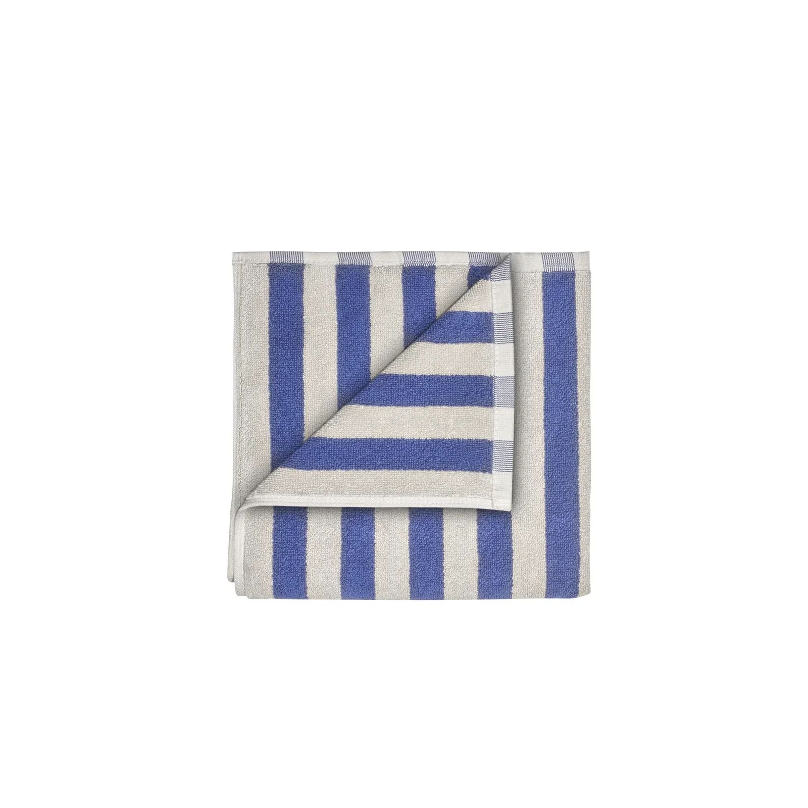 Arto 2er Set Gästehandtücher gestreift - weiches Baumwoll-Frottee Mazarine Blau Arto 2er Set Gästehandtücher gestreift - weiches Baumwoll-Frottee Mazarine Blau