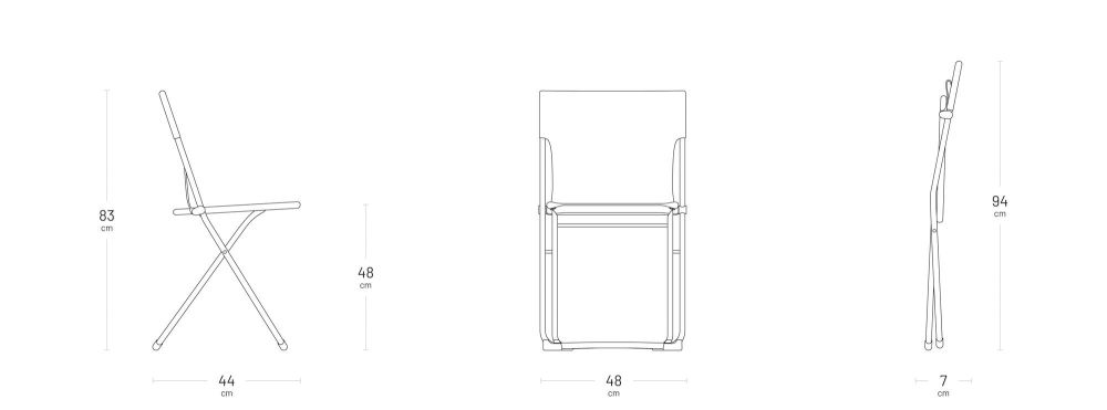 Stuhl Balcony II Seigle