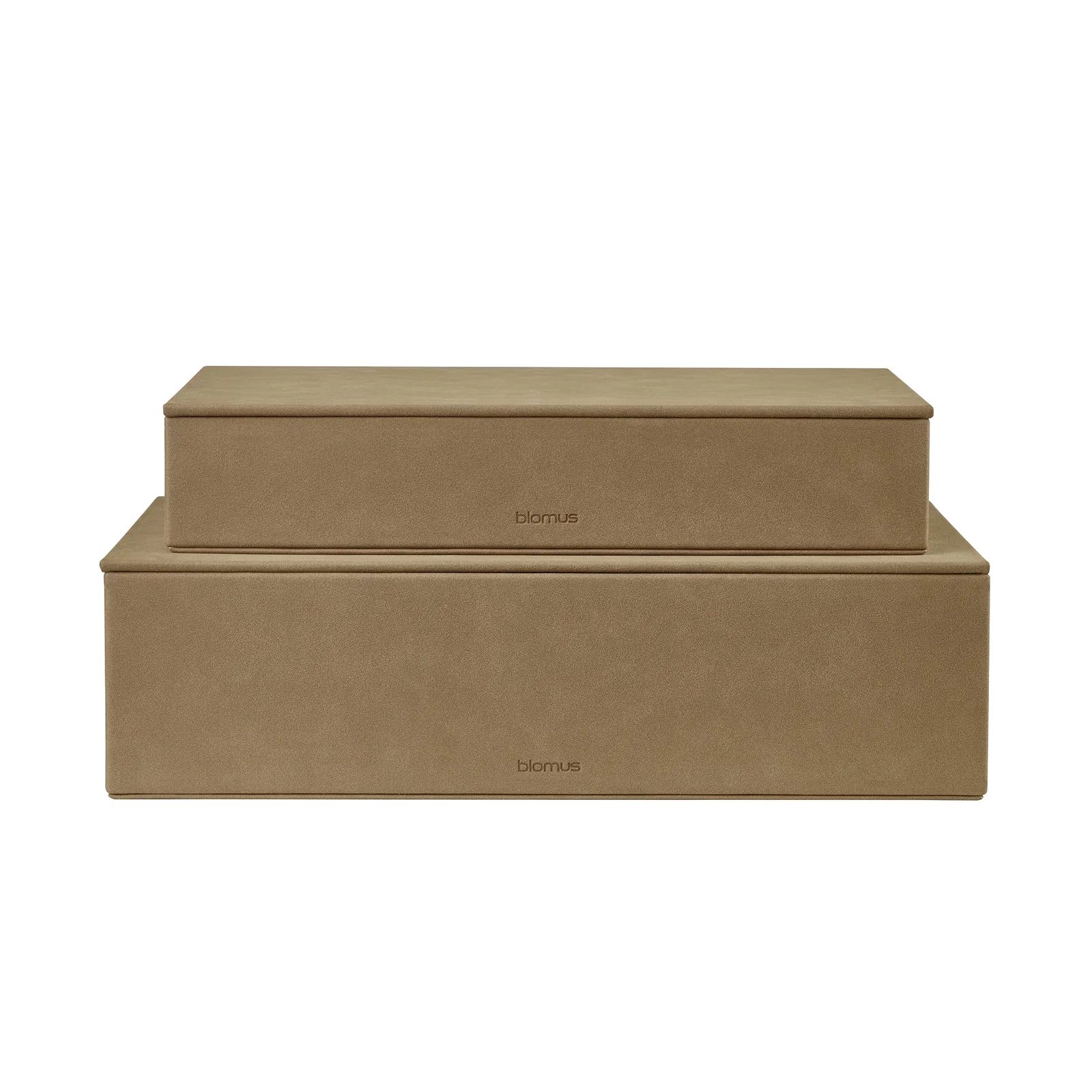 2-er Set Aufbewahrungsboxen -SAHLA Indian Tan.jpg SAHLA 2er Set Aufbewahrungsboxen mit Deckel Indian Tan