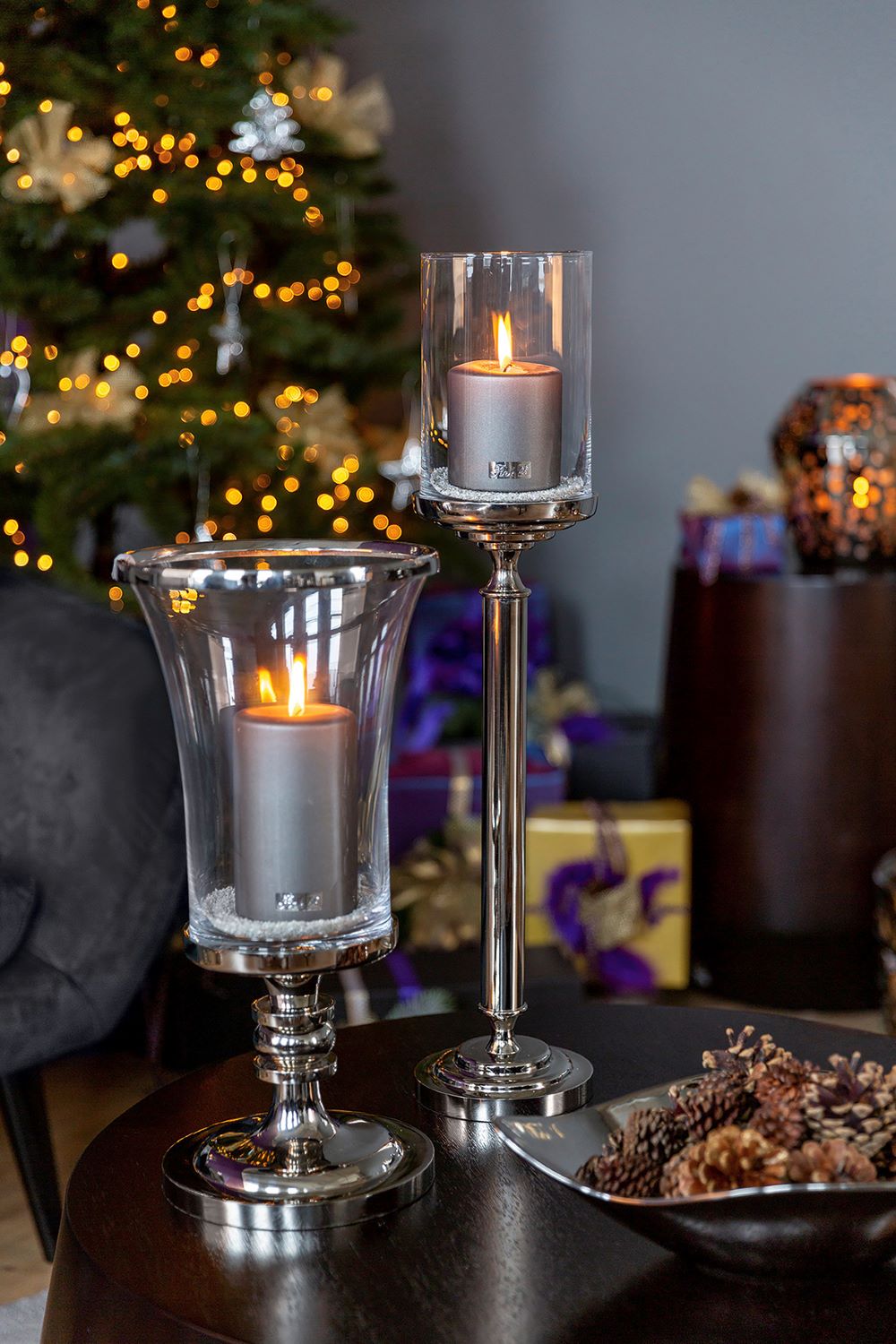 LYNETTE Windlicht - Glaszylinder mit abnehmbaren Boden LYNETTE Windlicht - Glaszylinder mit abnehmbaren Boden