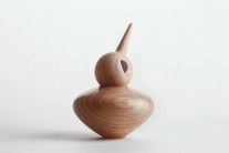 Bird - Holzfigur Natural mollig Bird - Holzfigur Natural mollig
