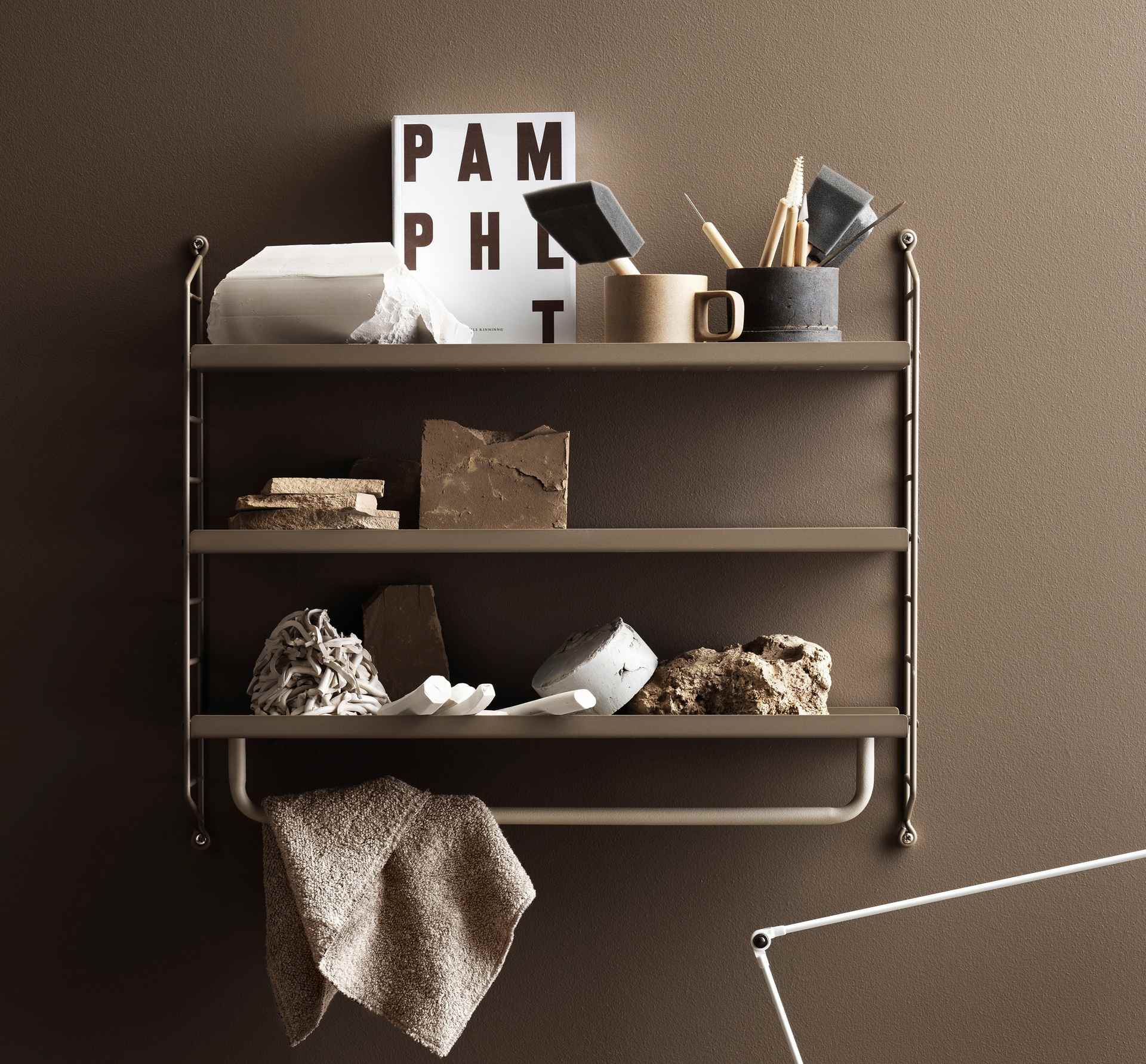 String Pocket Wandregal Metall String Pocket Wandregal Metall