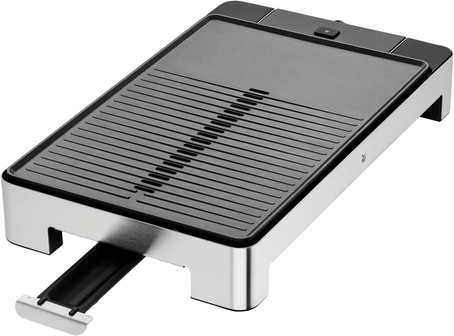 Lono Tischgrill mit flacher & gerippter Grillplatte - LED-Temperaturregelung