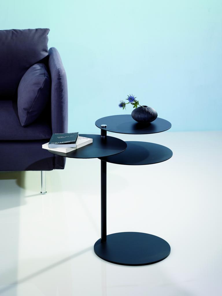 Pieperconcept Beistelltisch Molino schwarz Beistelltisch Molino von Pieperconcept in schwarz, mit Dekoartikeln