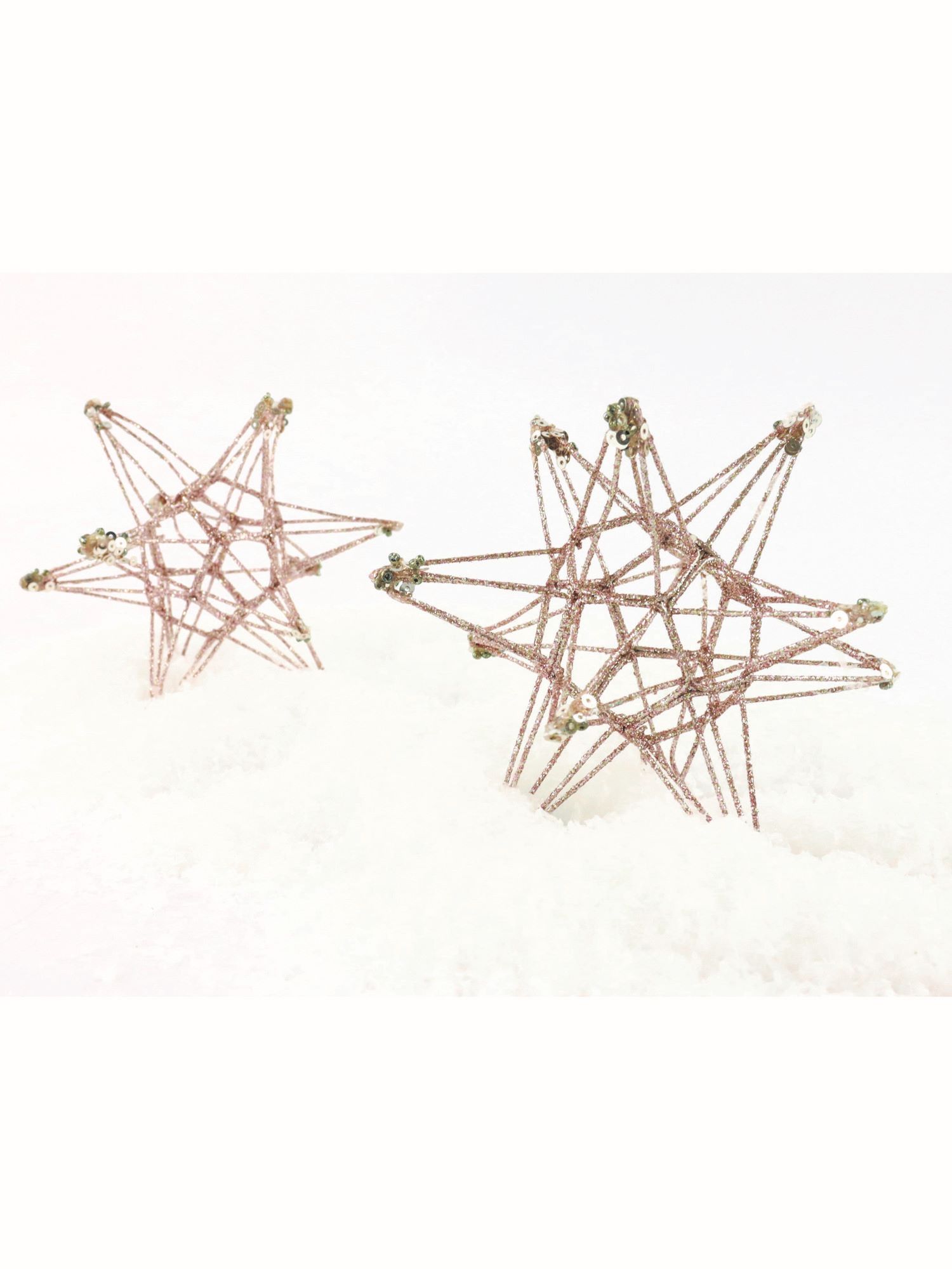 Sternanhänger Lustre rosa Ø 12 cm