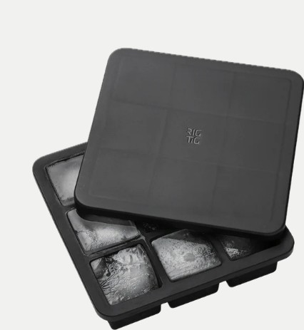 FREEZE-IT Eiswürfelbox Black – Form für große quadratische Eiswürfel FREEZE-IT Eiswürfelbox Black – Form für große quadratische Eiswürfel