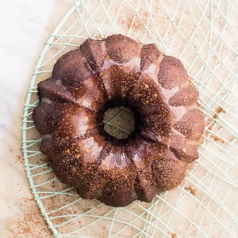 Jubiläums-Bundt Backform Gold – Aluminium Kuchenform mit Antihaftbeschichtung