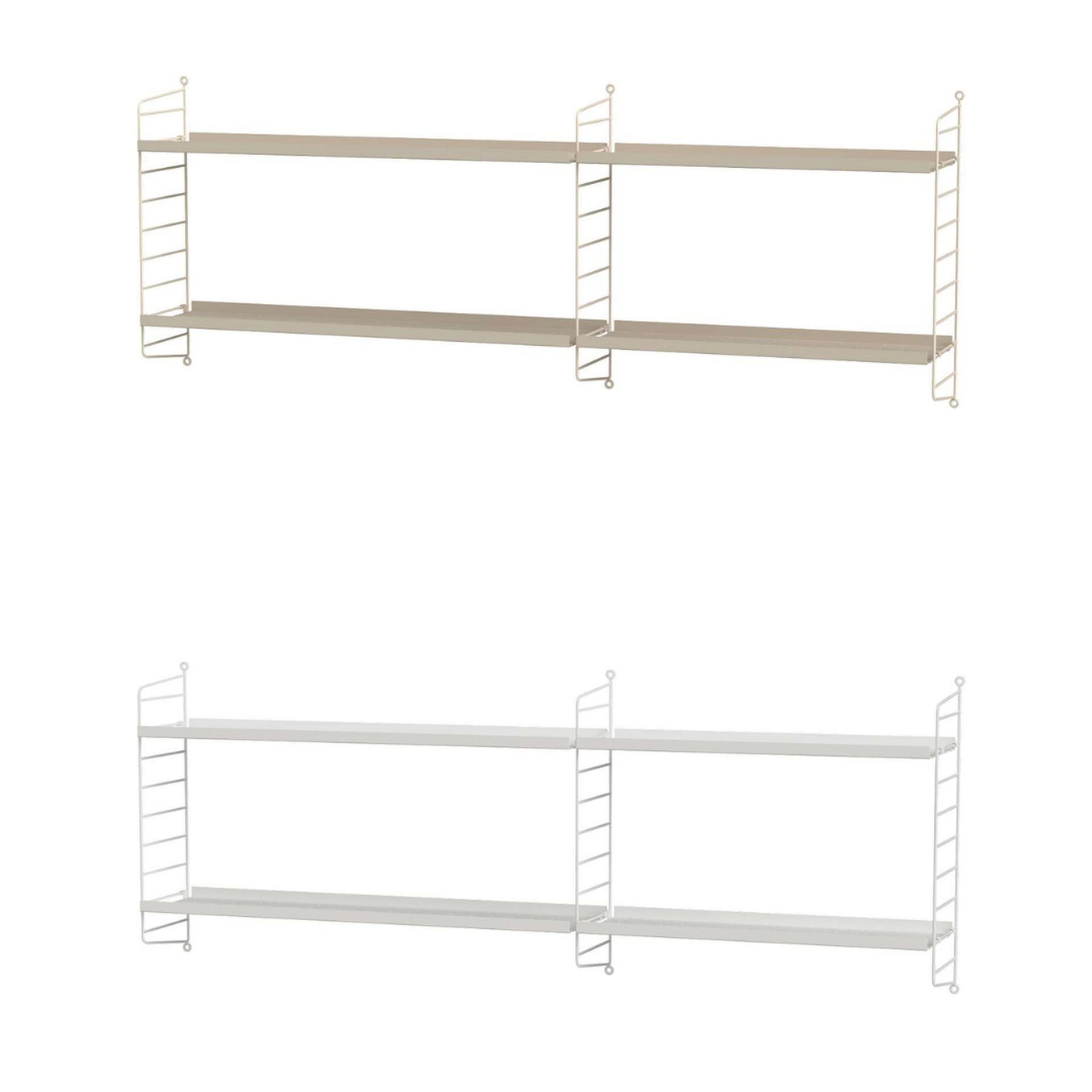 Offenes Wandregal Metall Offenes Wandregal Metall Beige