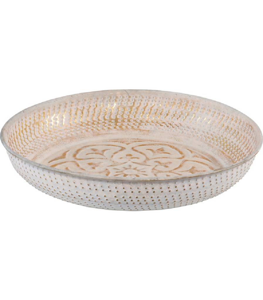 Schale FES gold/weiß oriental Ø 46 cm