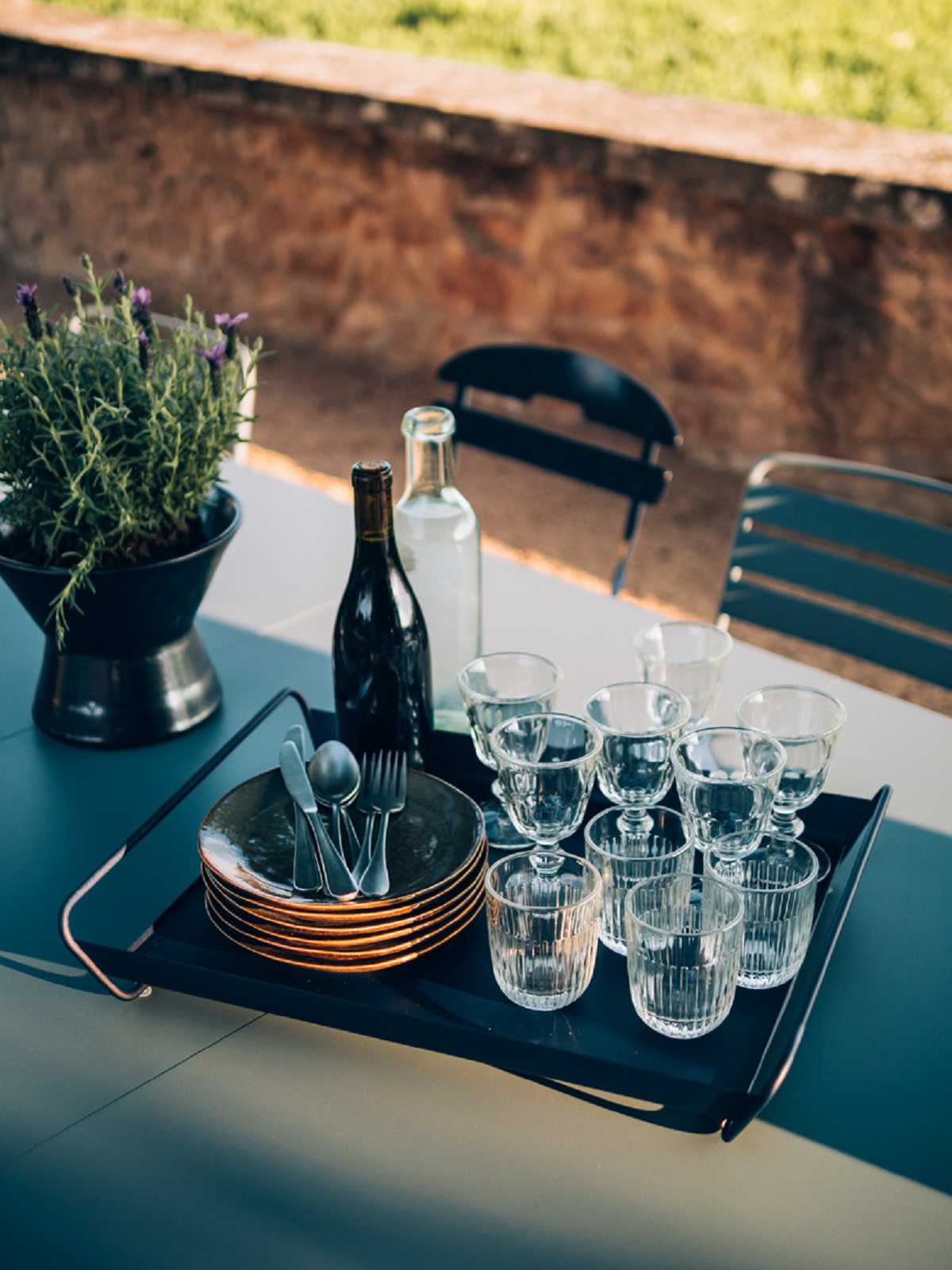 Tablett Alto 53 x 38,5 cm Kandierte Orange