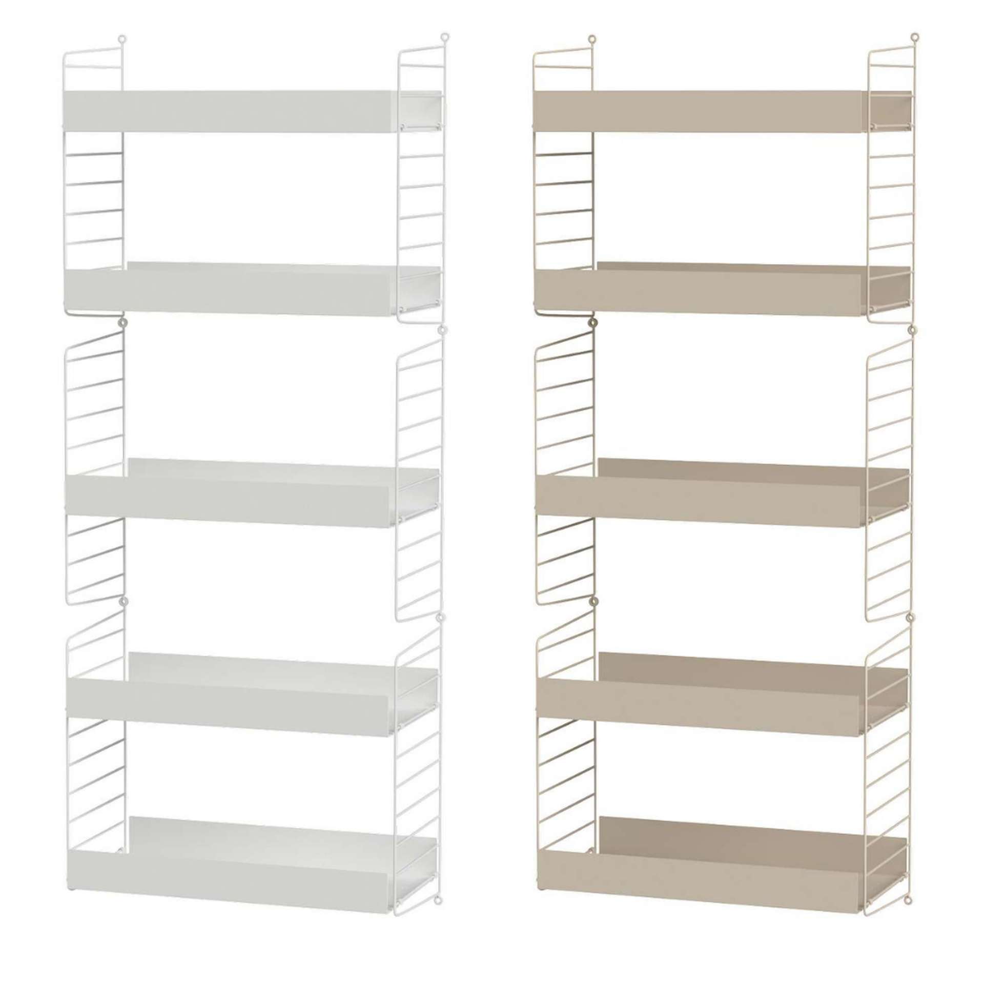 Vertikales Wandregal Schwarz