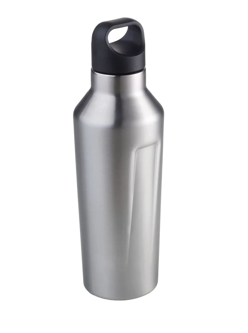 Thermoflasche 600 ml aus Edelstahl - doppelwandige Isolierung Silber Thermoflasche 600 ml aus Edelstahl - doppelwandige Isolierung Silber