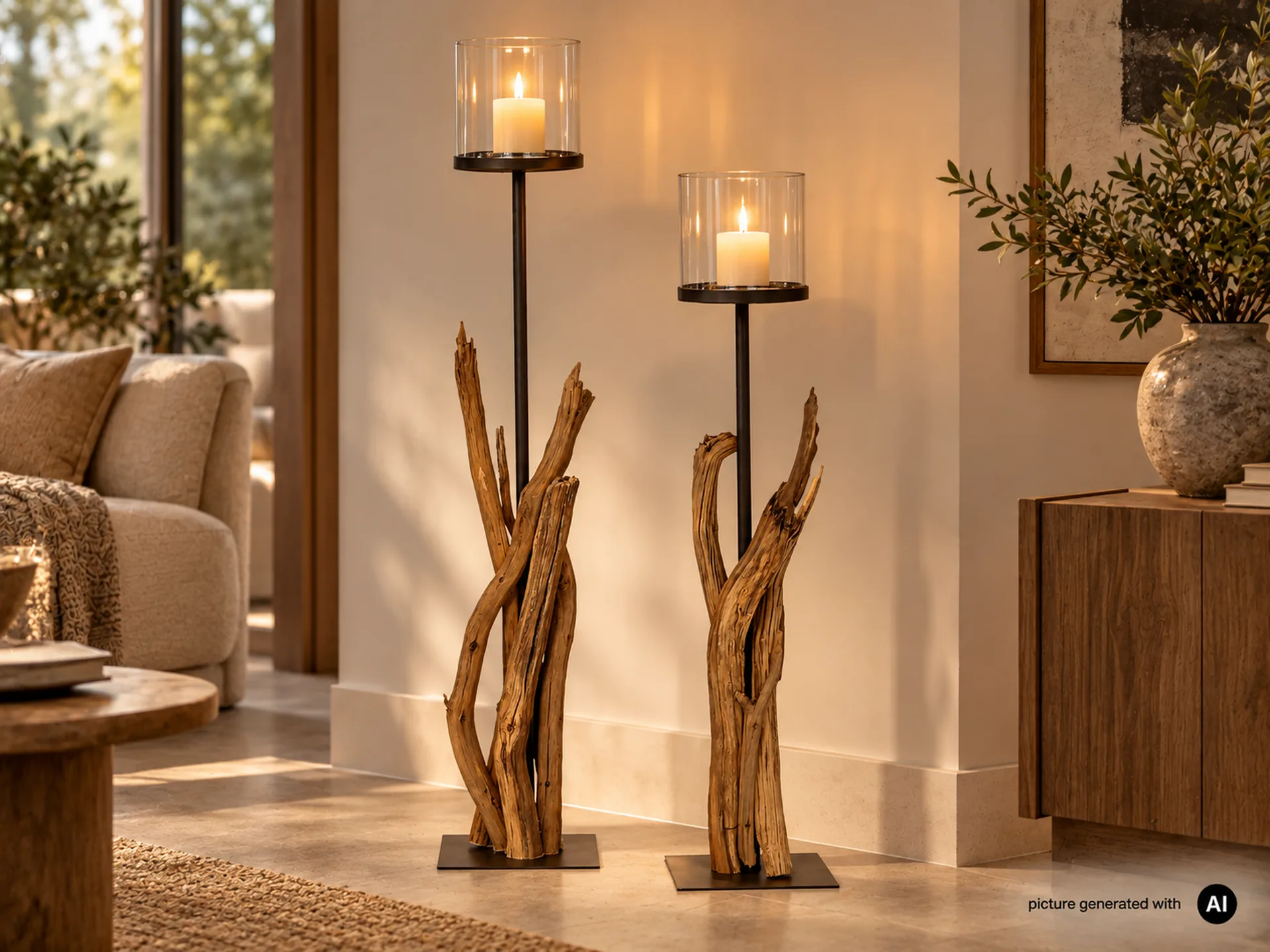 wmg-standwindlicht-treibholz-raisa-gerades-glas-stimmungsbild.webp Standwindlicht aus Treibholz Raisa mit geradem Glas