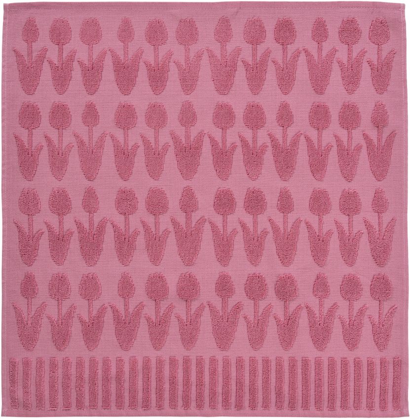 Geschirrtuch Primavera 50x50 cm pink - mit Blumenmotiv für den Frühling