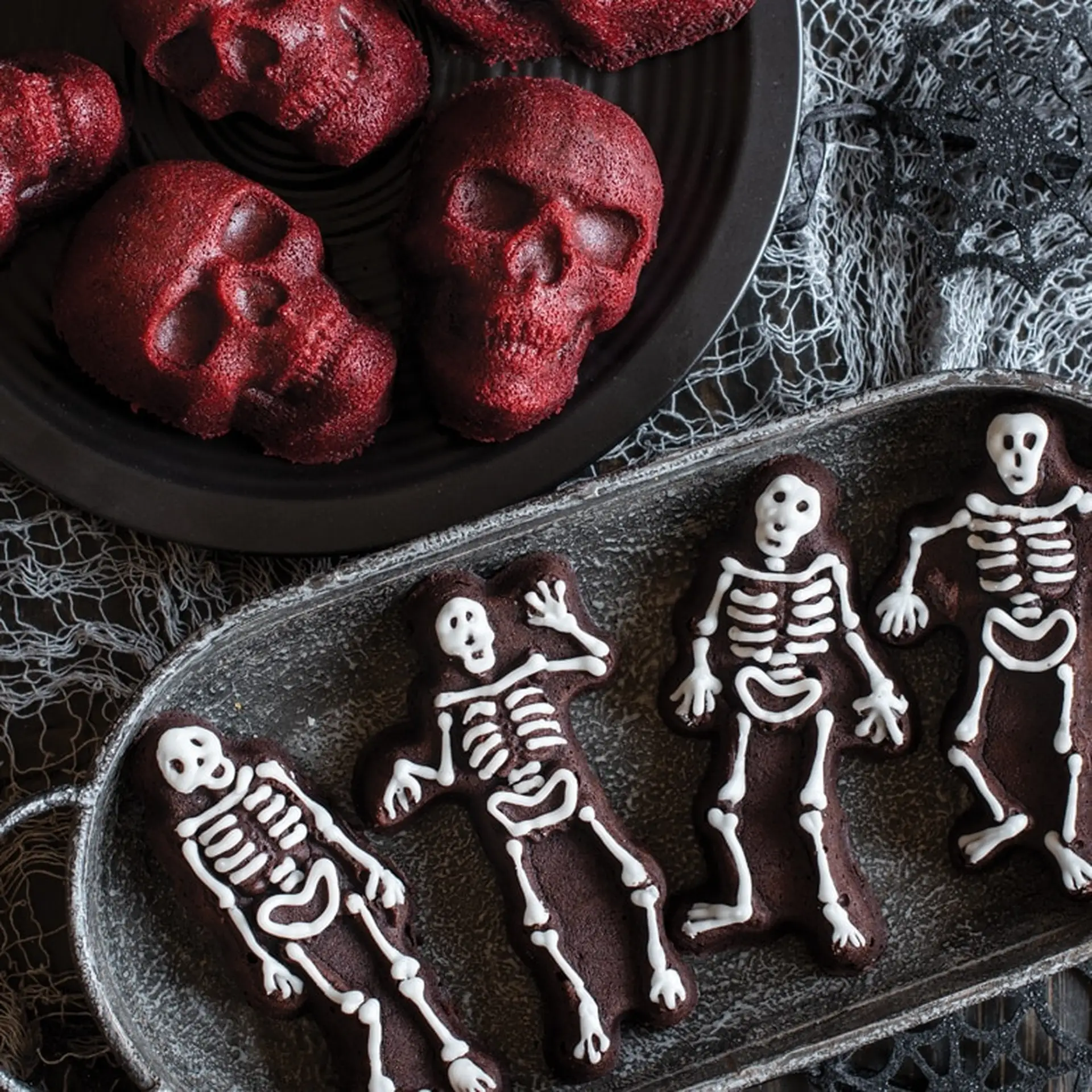 Backform Spooky Skeleton Cakelet - Halloween Skelett