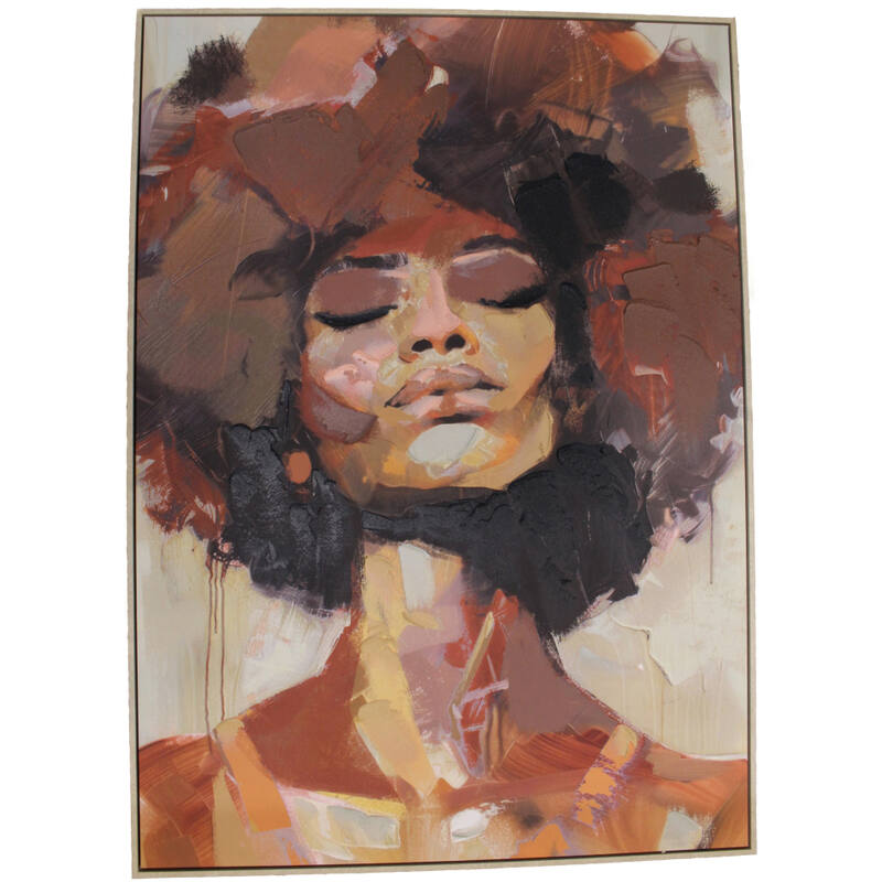 Leinwand Wandteppich Braun – Dekorative Wanddeko 100 × 140 cm