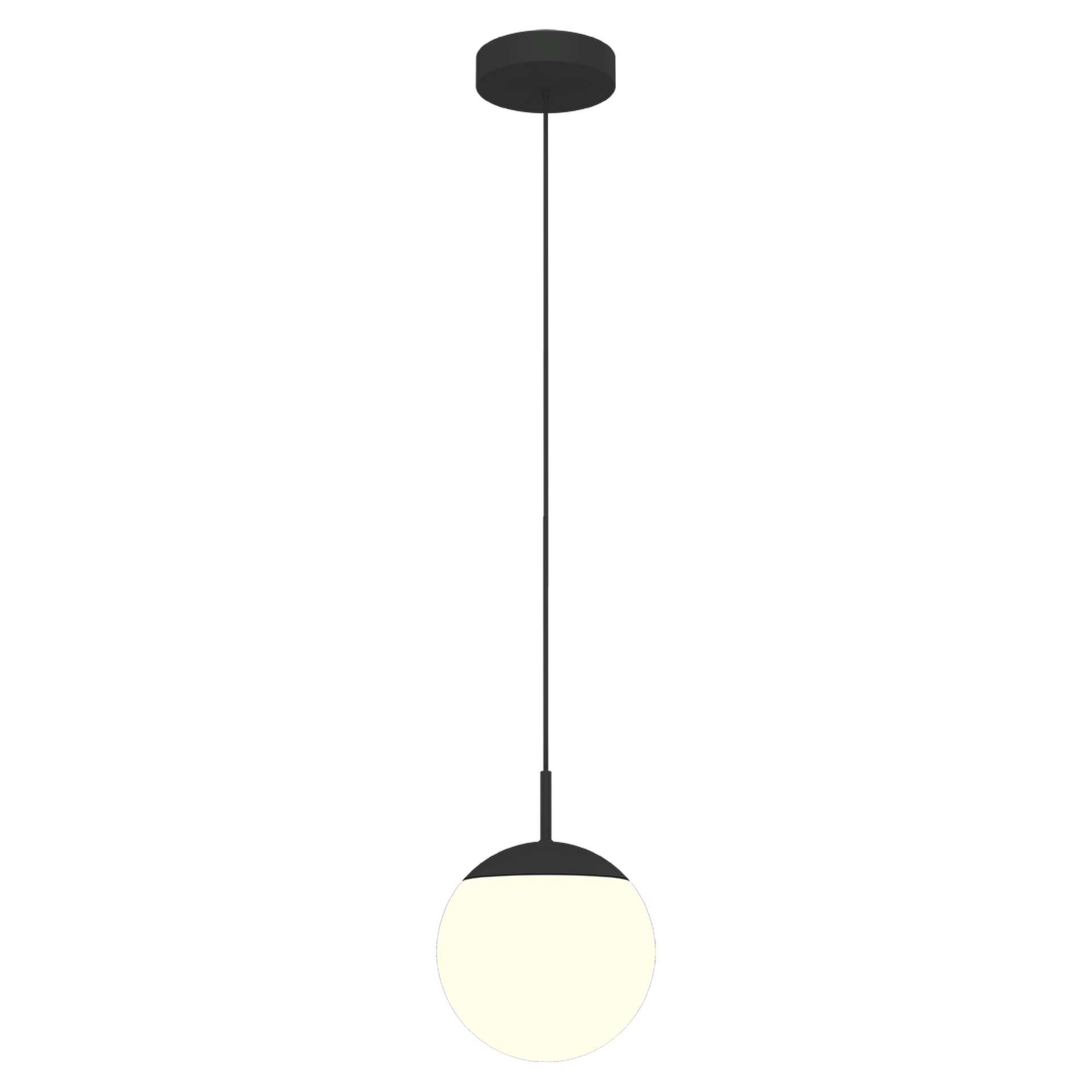 MOOON! Outdoor Hängeleuchte mit LED – Aluminium & Glas, Bluetooth-Steuerung 47 Anthrazit