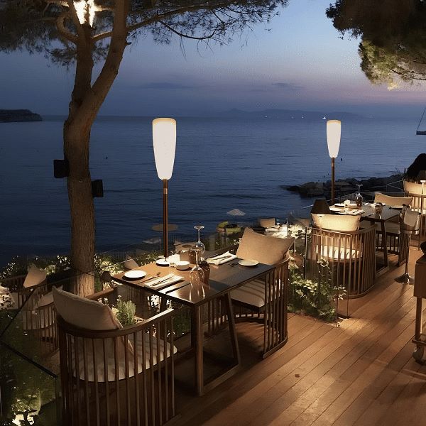 Outdoor-Leuchtset – kabellose Stehlampe, Laterne & Kompaktleuchte für Garten & Gastro