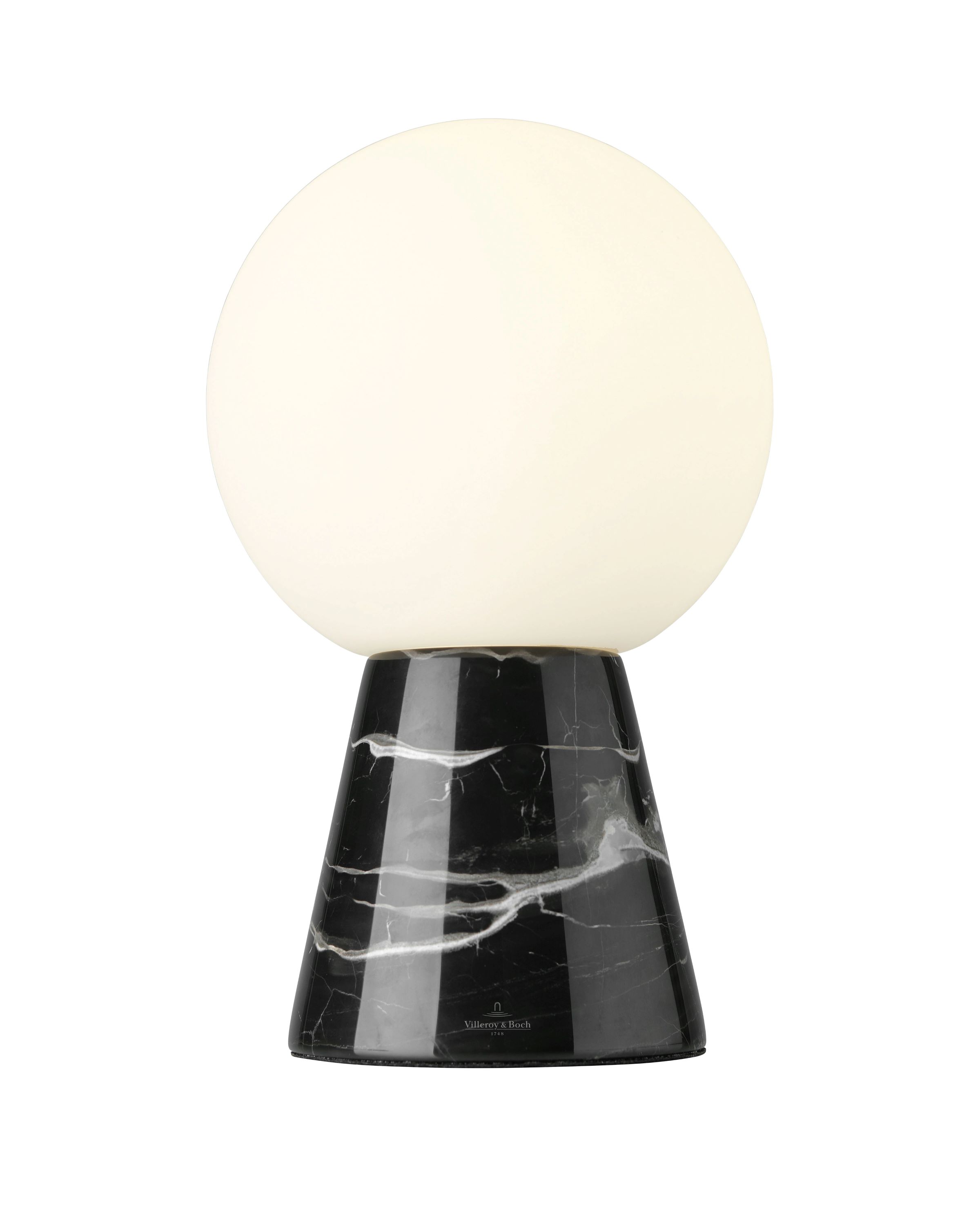 CARRARA - schwarze Marmor Tischleuchte 30 cm CARRARA - schwarze Marmor Tischleuchte 30 cm