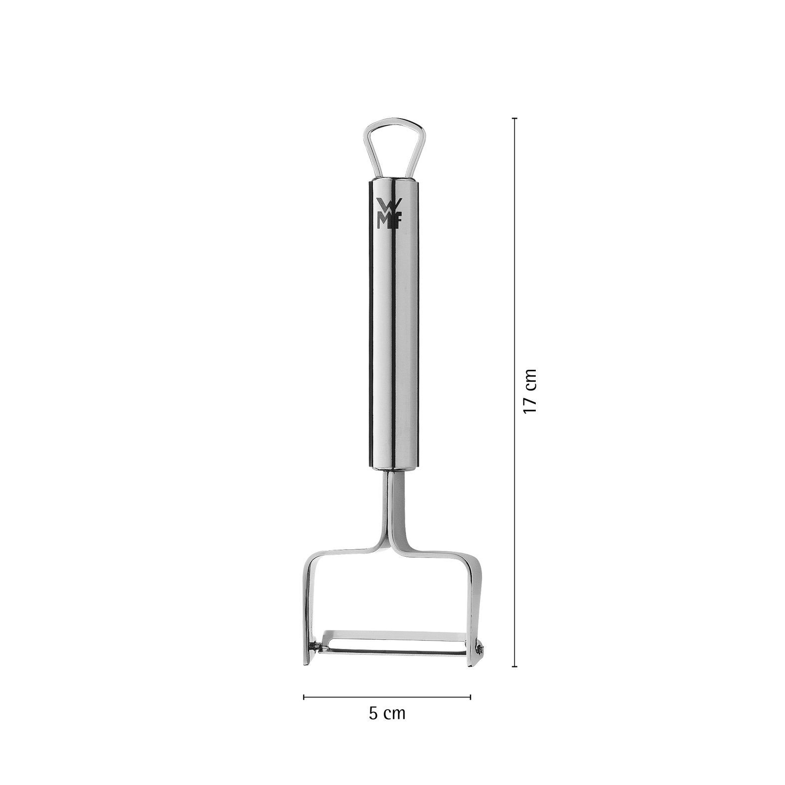 Profi Plus Sparschäler 17 cm – Edelstahl Gemüseschäler mit beweglicher Klinge