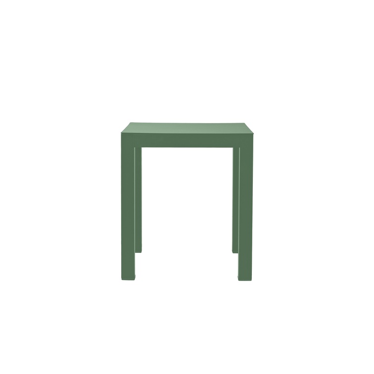 ARIA moderner Aluminiumhocker pulverbeschichtet 46 x 40 x 40 cm salbei ARIA moderner Aluminiumhocker pulverbeschichtet 46 x 40 x 40 cm salbei