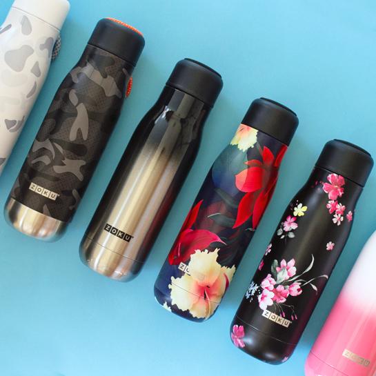 Edelstahl Trinkflasche - auslaufsicher