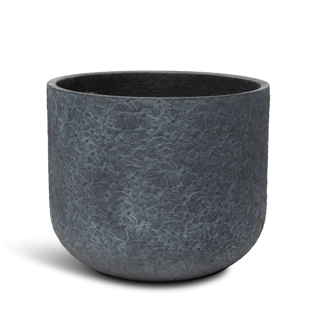 Petal Pflanzgefäß mit Blütenblatt-Struktur Ø 44 cm, Höhe 36 cm anthrazit Petal Pflanzgefäß mit Blütenblatt-Struktur Ø 44 cm, Höhe 36 cm anthrazit