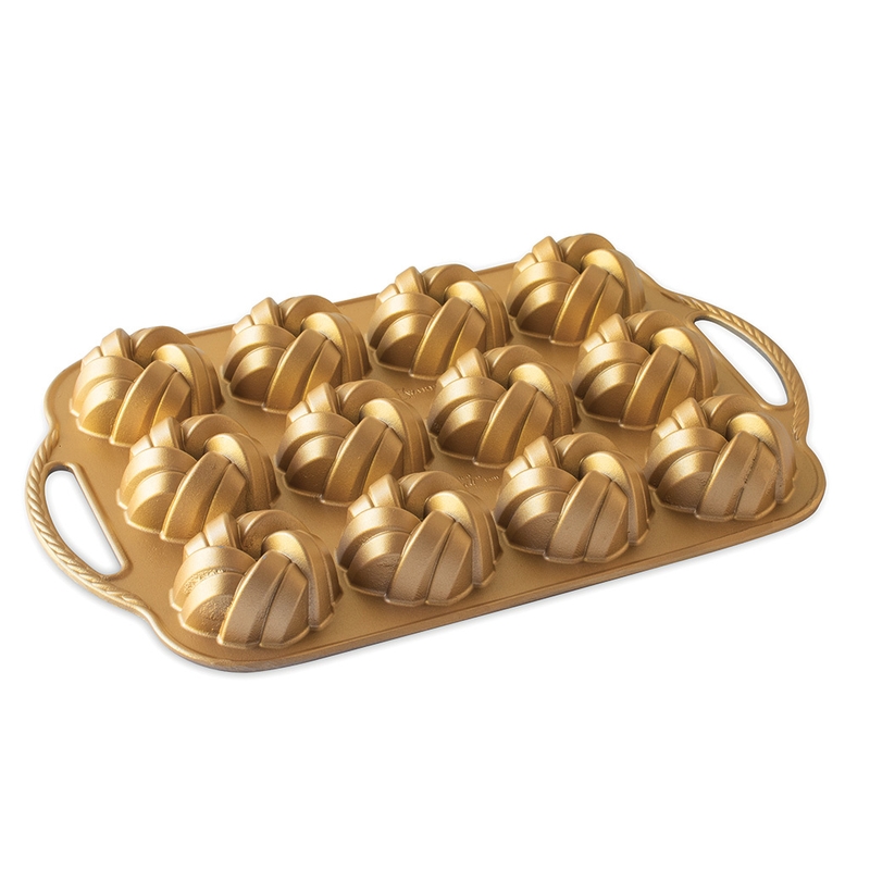 Nordic Ware - 75th Anniversary Braided Mini Bundt Pan - 1 Backform 75th Anniversary Braided Mini-Kuchen