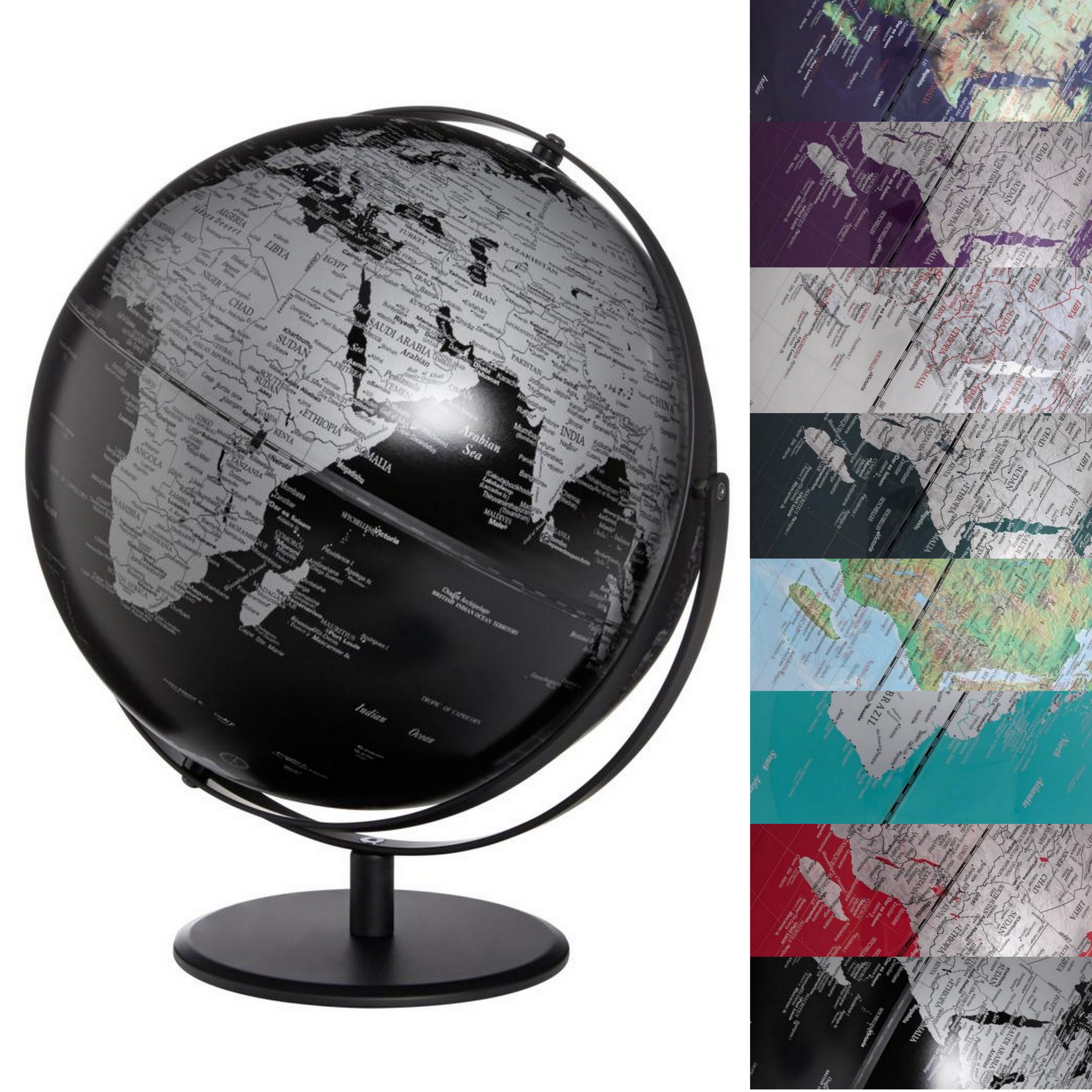 Globus Juri und Saturn