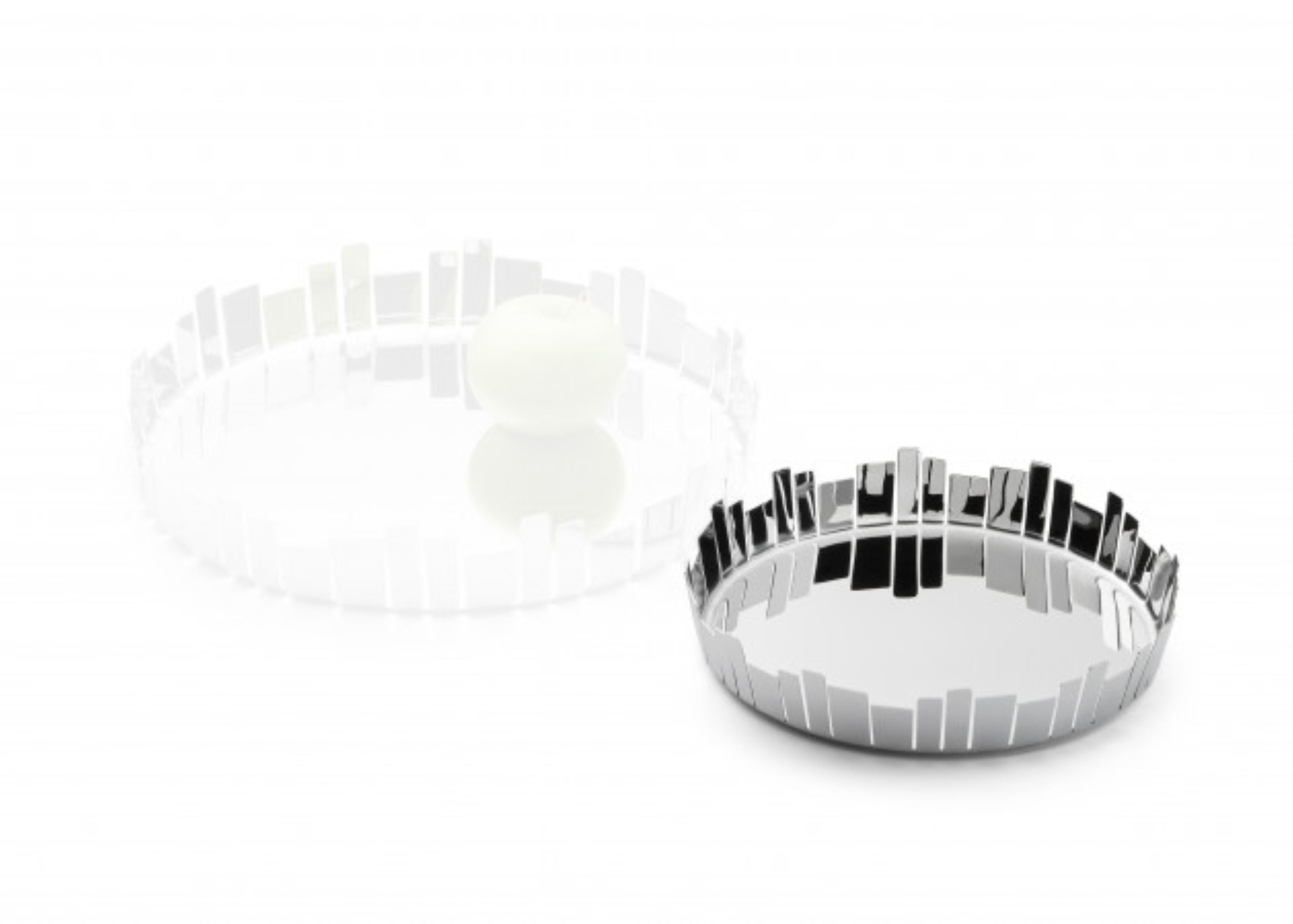 MANHATTAN hochglanzpolierte Schale mit Skyline 22 cm MANHATTAN hochglanzpolierte Schale mit Skyline 22 cm