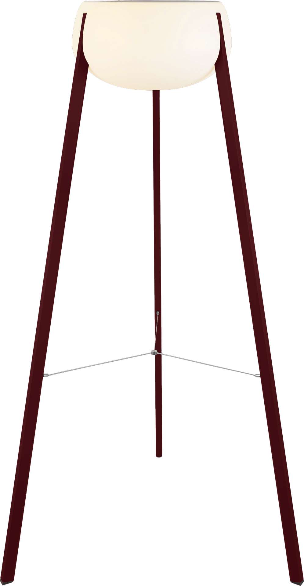 YUNOS Solar Stehleuchte Schwarzkirsche YUNOS Solar Stehleuchte Schwarzkirsche