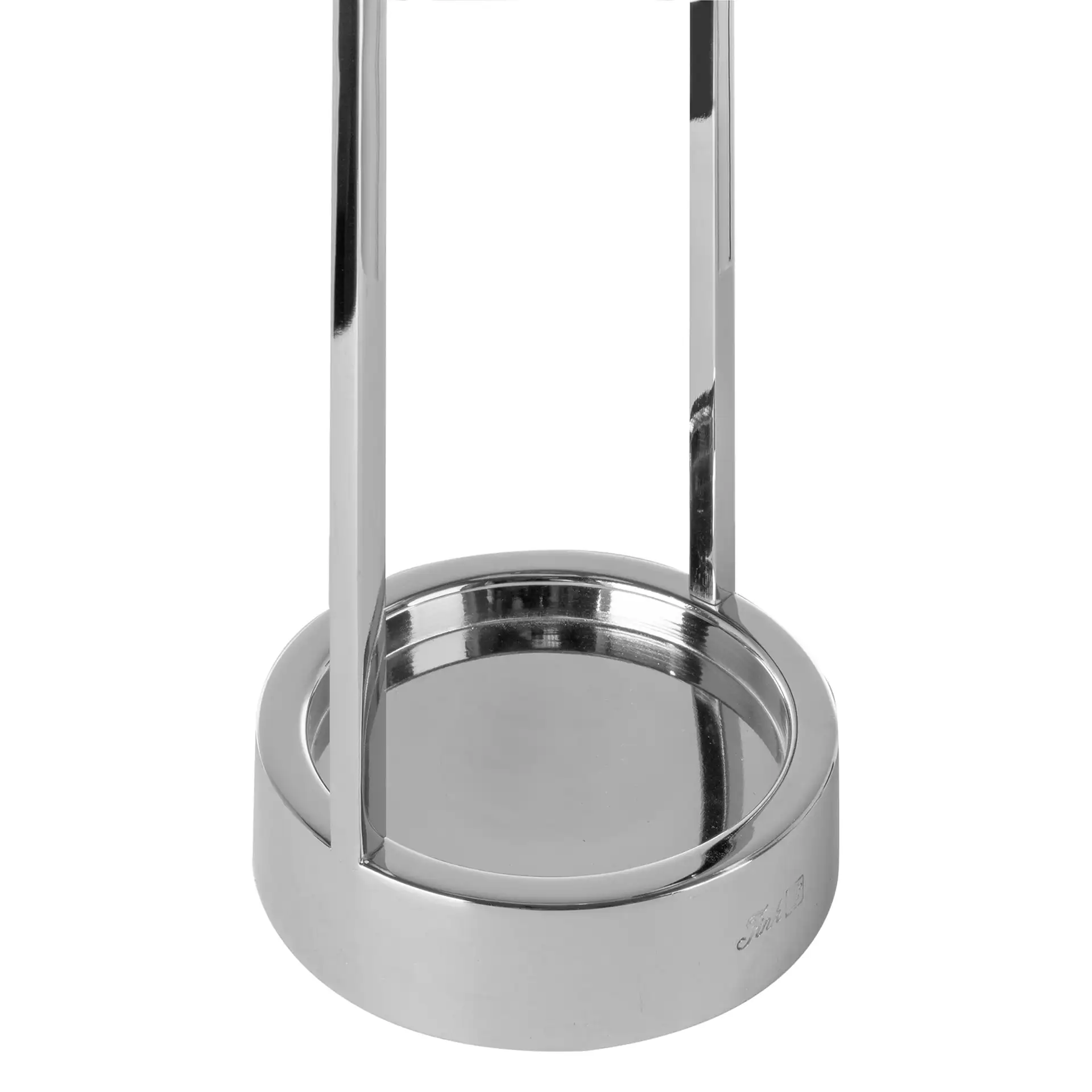 LAKIS Windlicht Edelstahl mit Glas