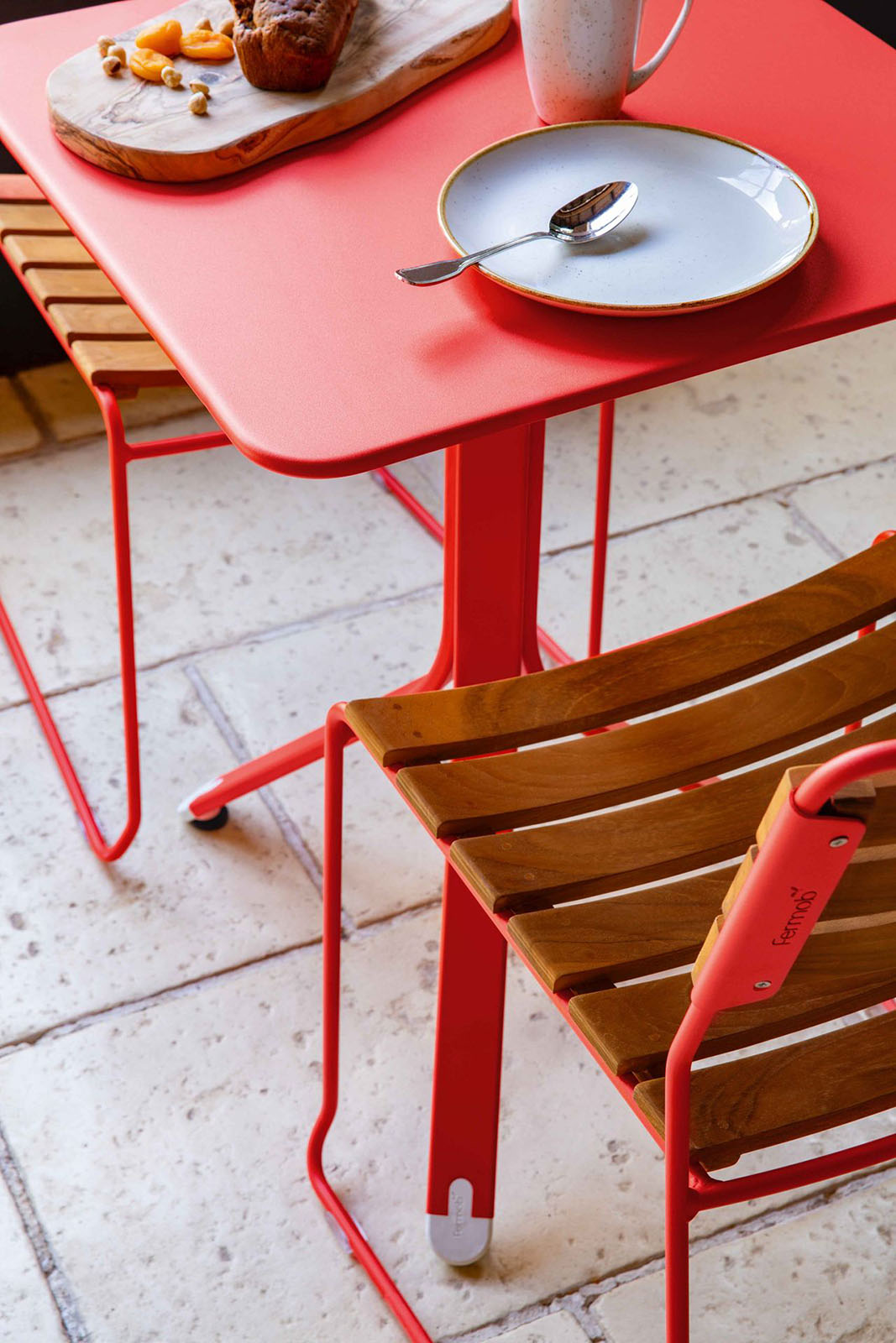 REST’O Klapptisch Outdoor Latte Beige 57 x 57 cm