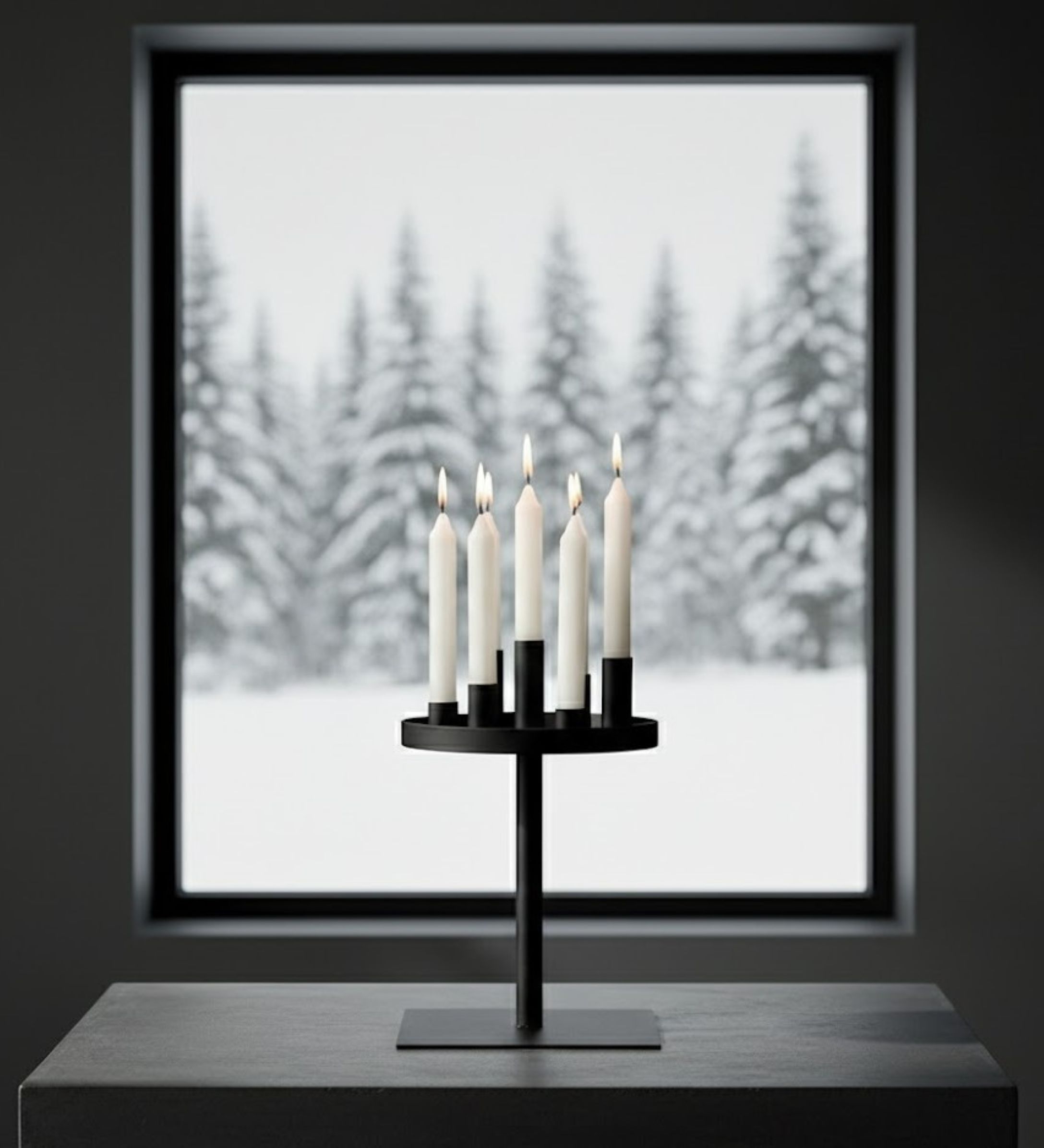 Design Kerzenhalter Rose auf Eisenständer – Höhe 30 cm, für Stabkerzen Design Kerzenhalter Rose auf Eisenständer – Höhe 30 cm, für Stabkerzen