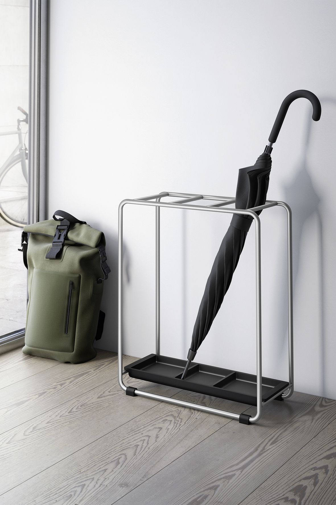 Mecor Schirmständer mit herausnehmbarer Tropfschale Mecor Schirmständer mit herausnehmbarer Tropfschale