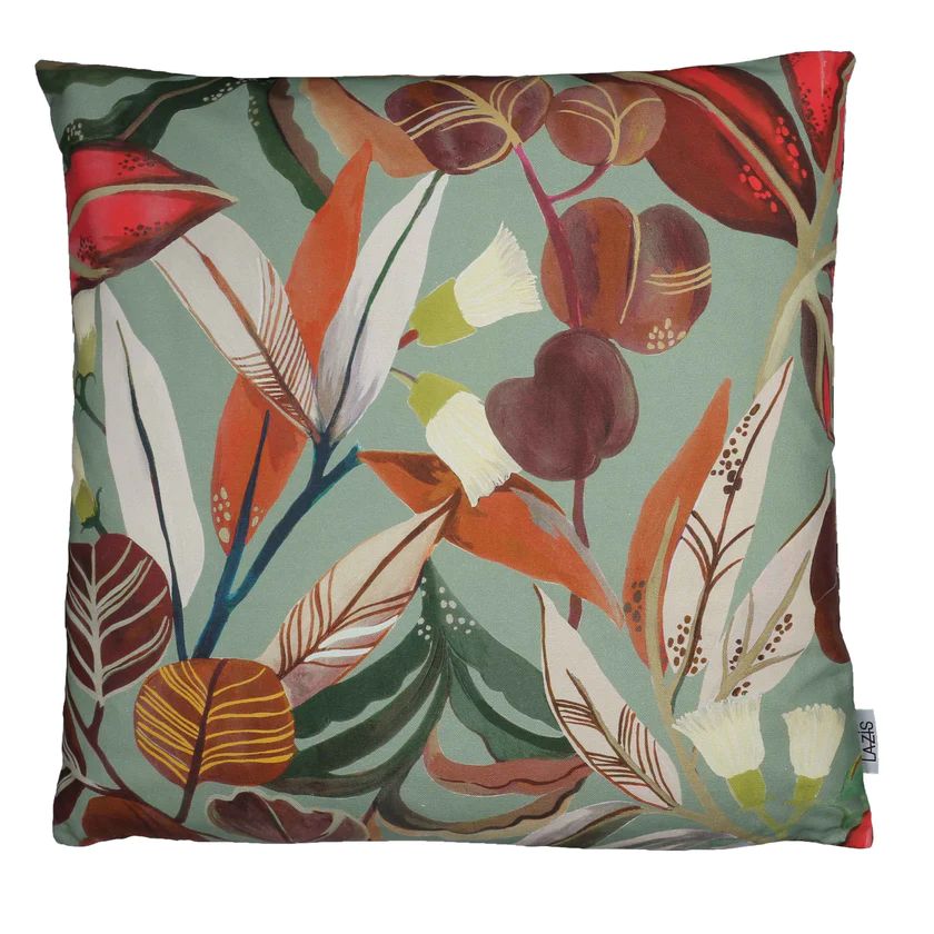 Kissenhülle Edith 50x50cm - Floraler Druck mint/grün Kissenhülle Edith 50x50cm - Floraler Druck mint/grün